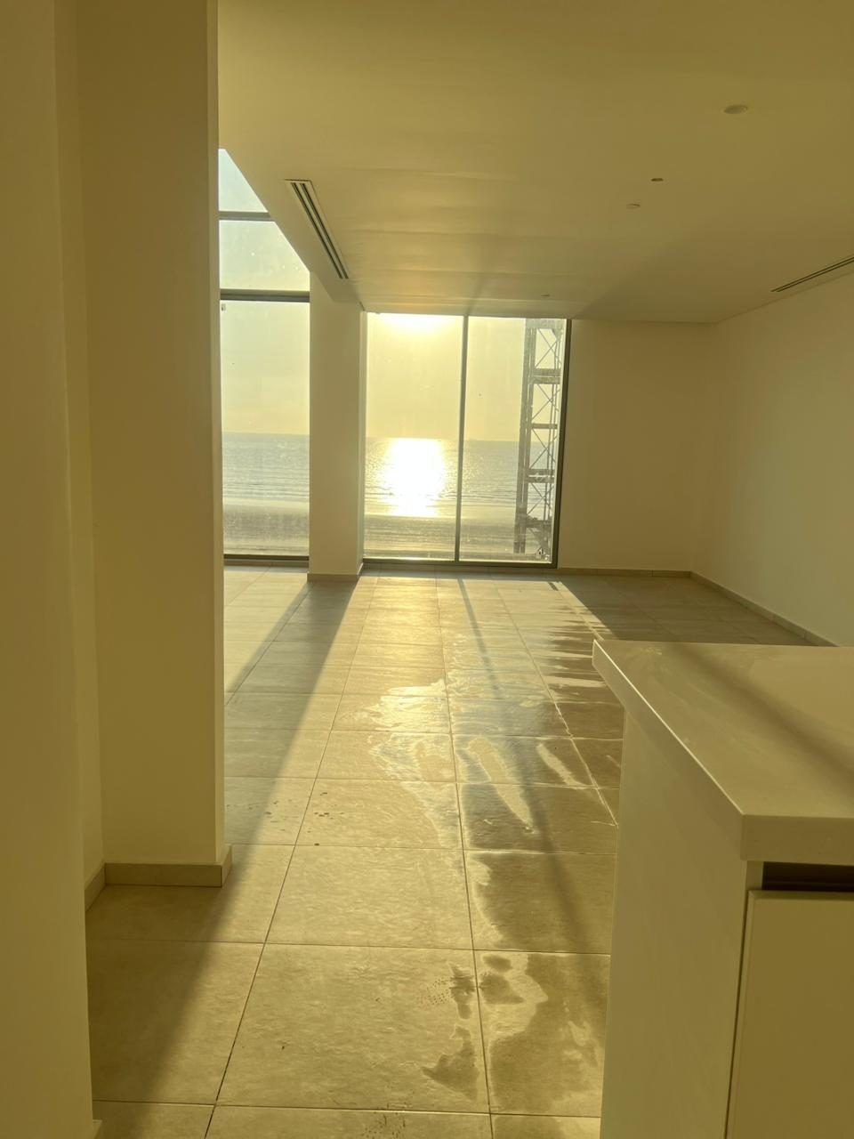 The empty apartment at handover