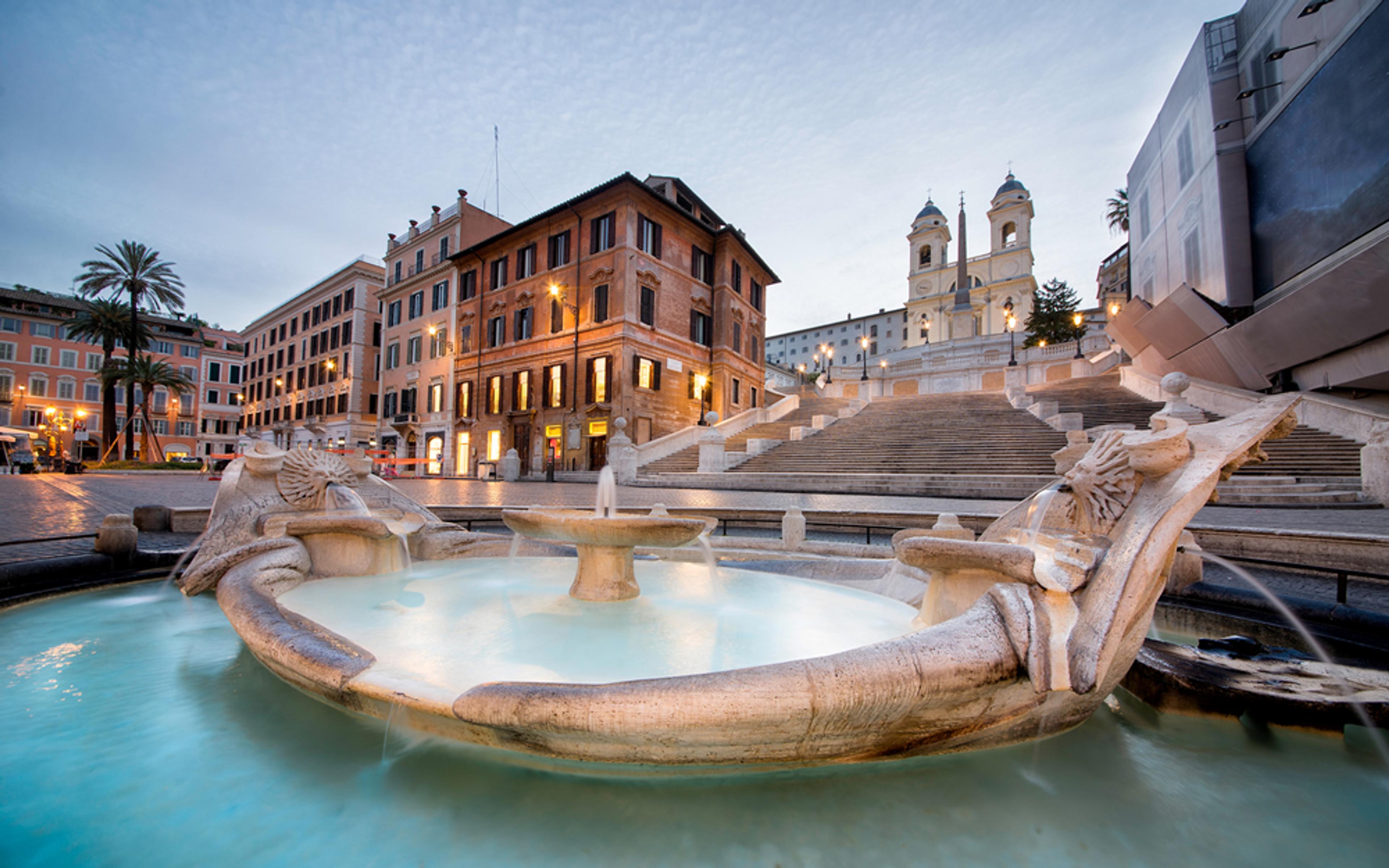 Barcaccia Fountain