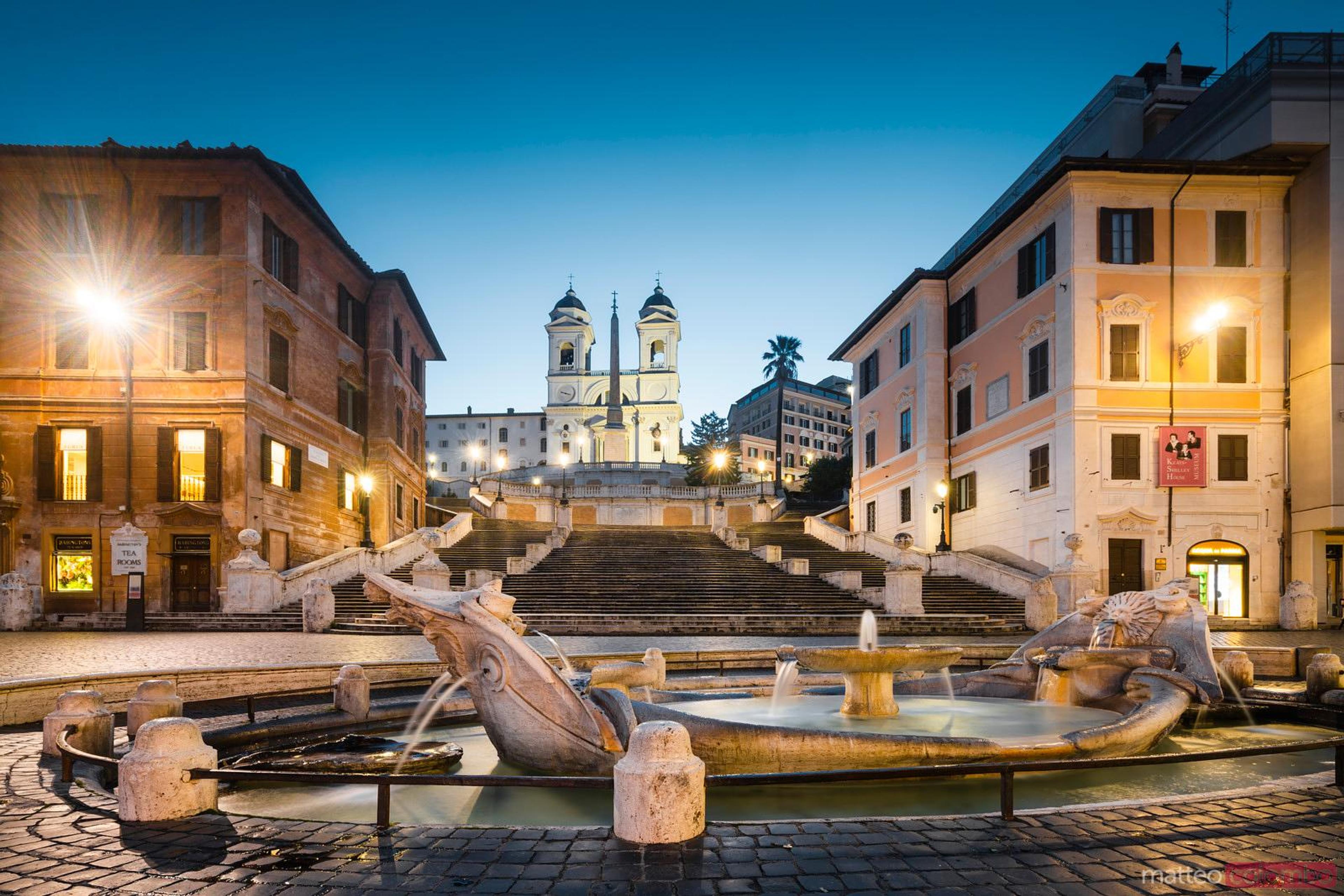 Spanish Steps at Dawn