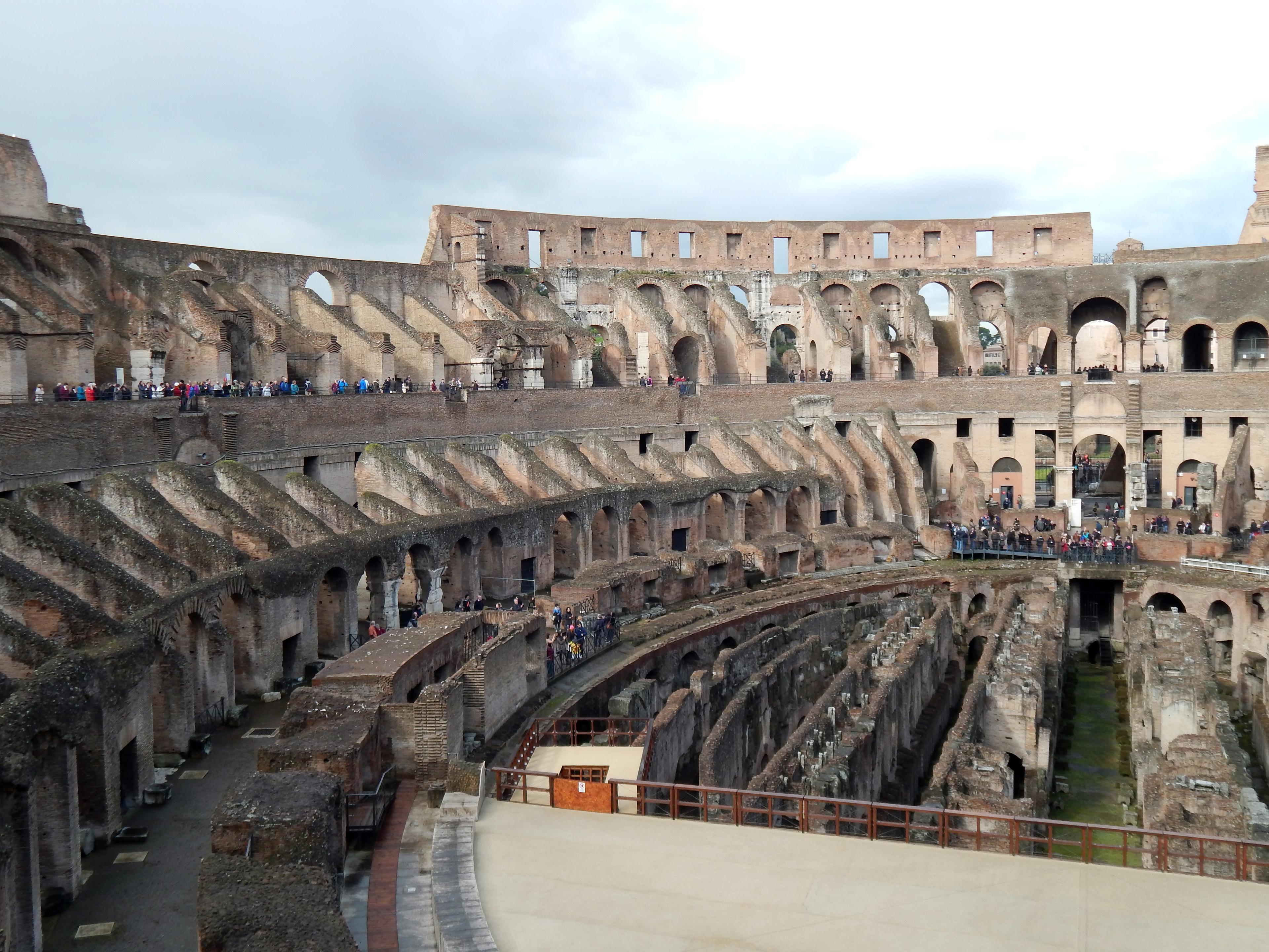 inside the colosseum