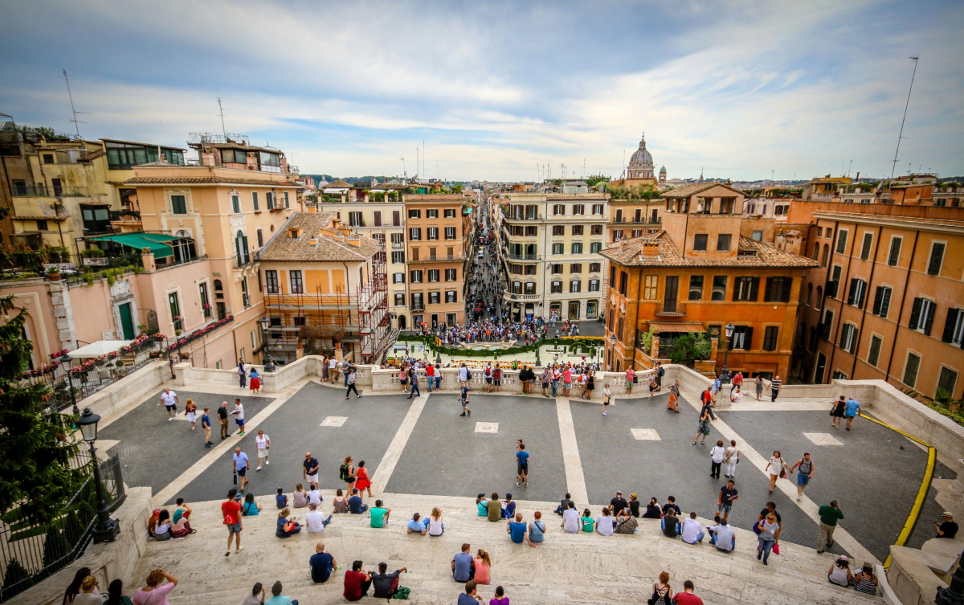 The Top of The Spanish Steps