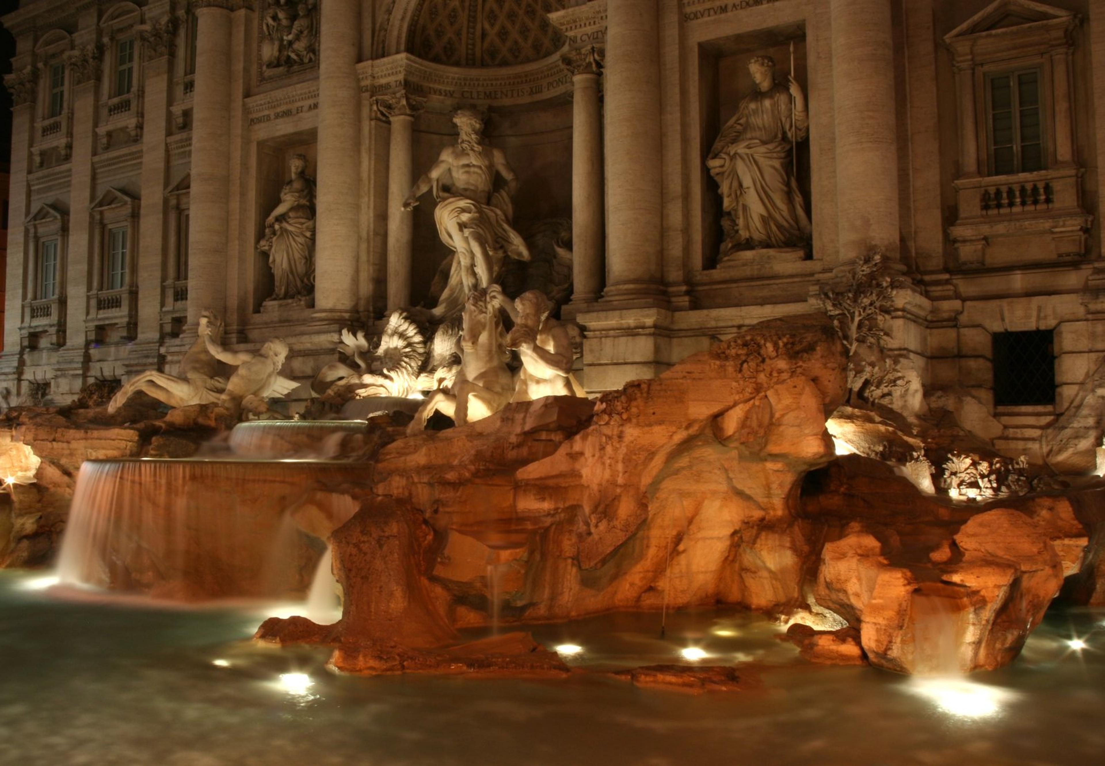 Trevi Fountain at Night