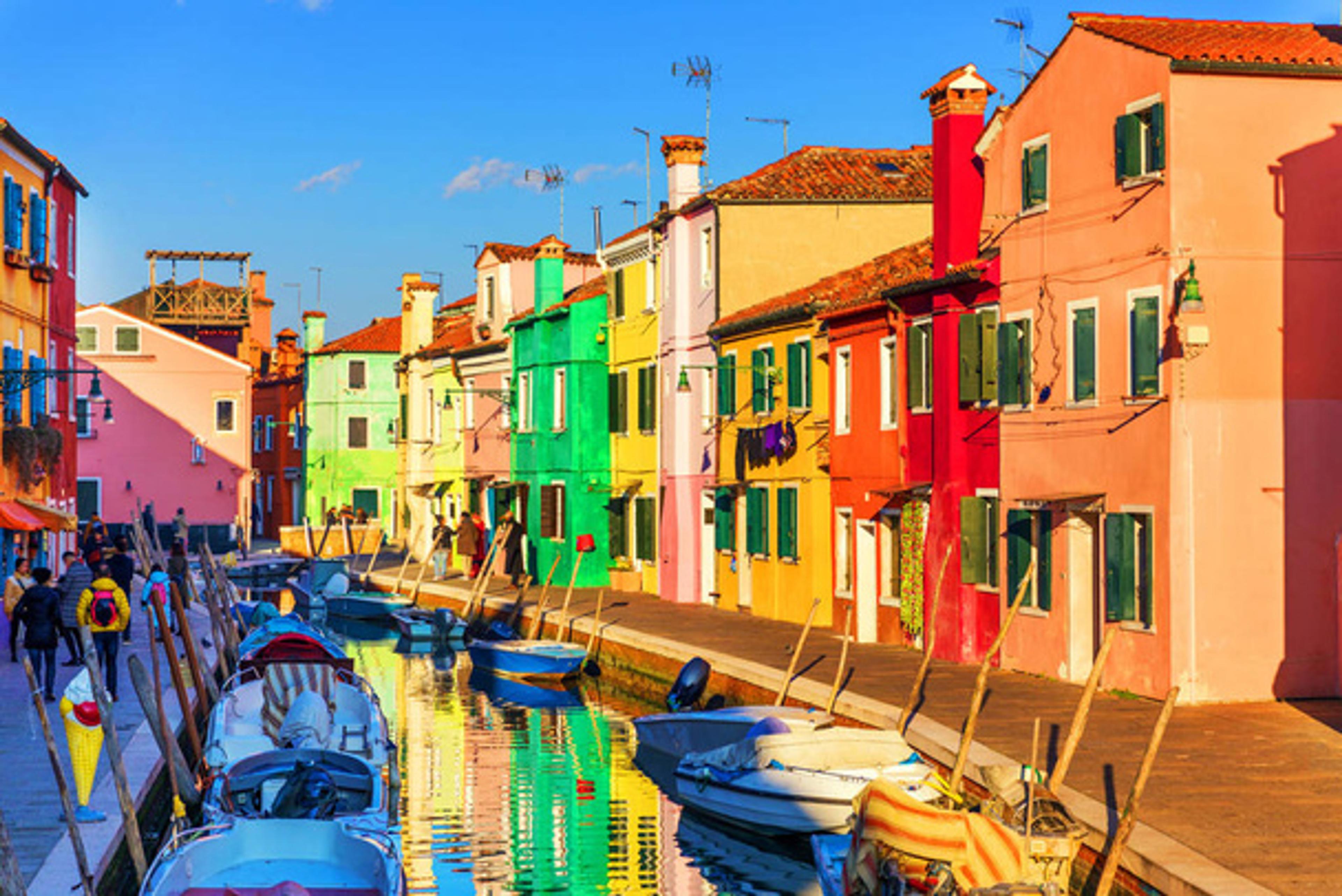 Burano Island houses