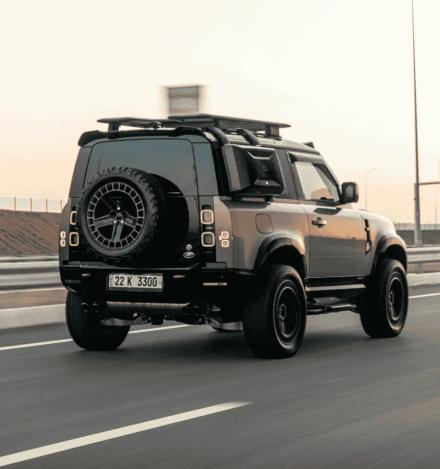 land rover car