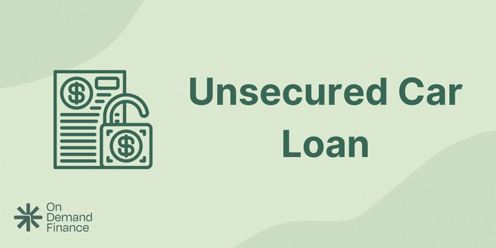 unsecured car loan
