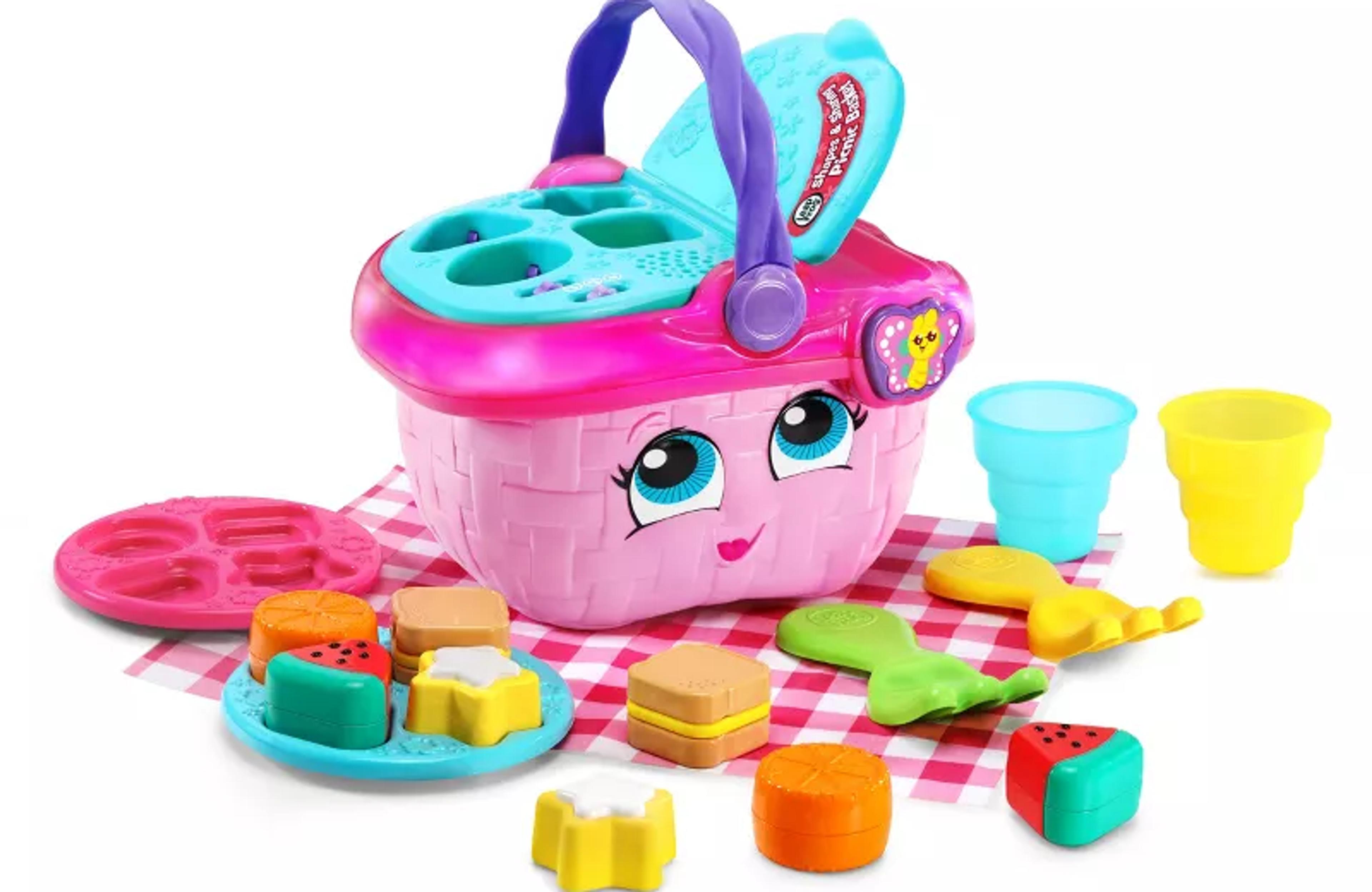 LeapFrog Shapes and Sharing Picnic Basket learning toy