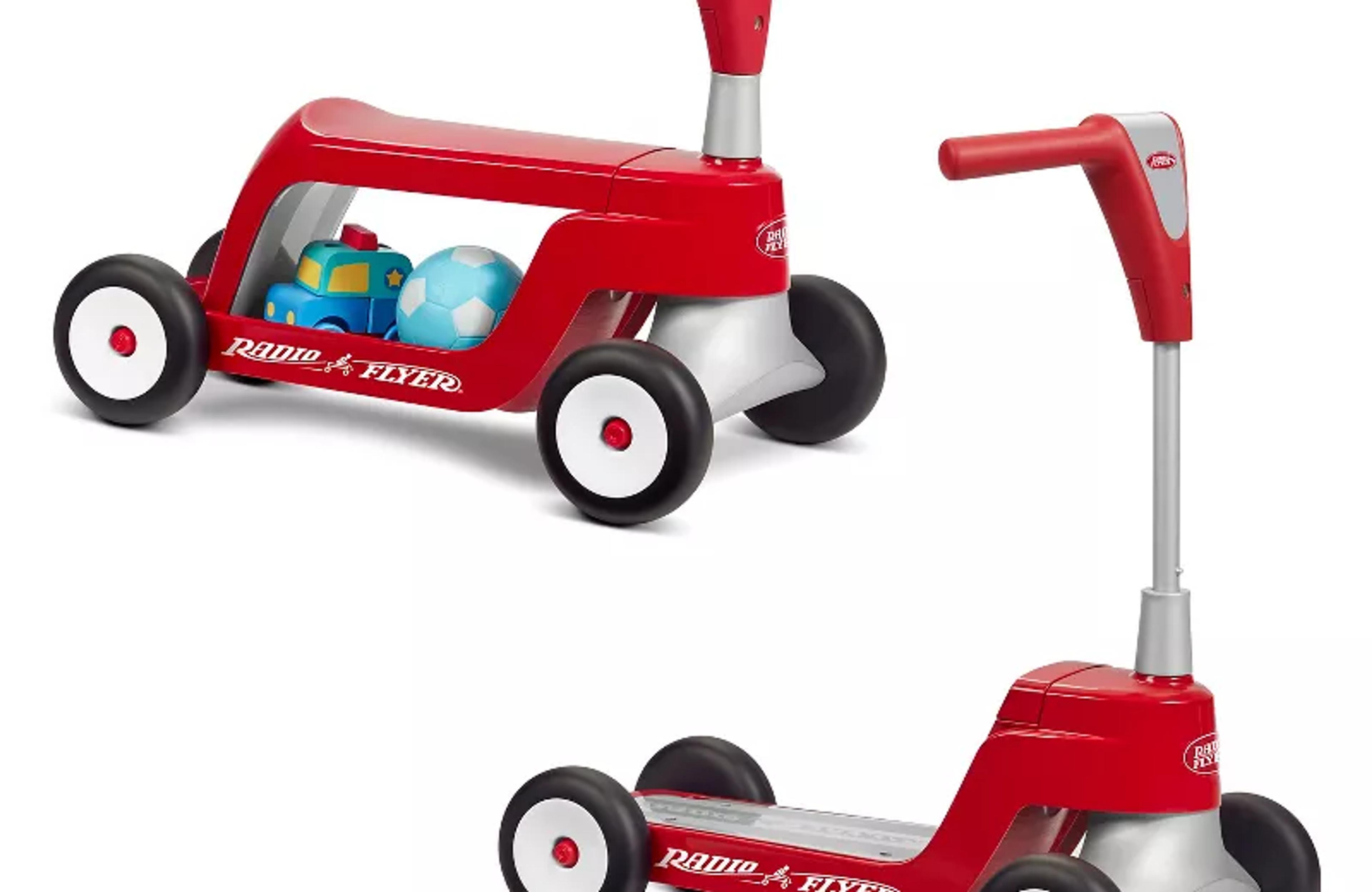 Radio Flyer Scoot 2 Scooter red ride-on for toddlers