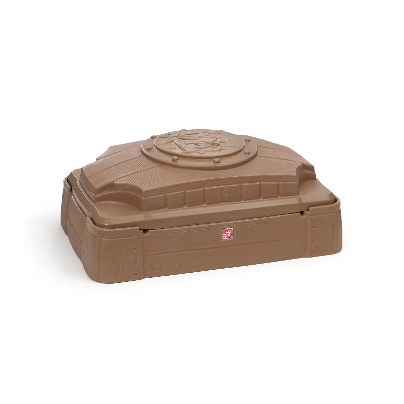 Step2 Play & Store Sandbox with lid and molded-in seats for toddlers