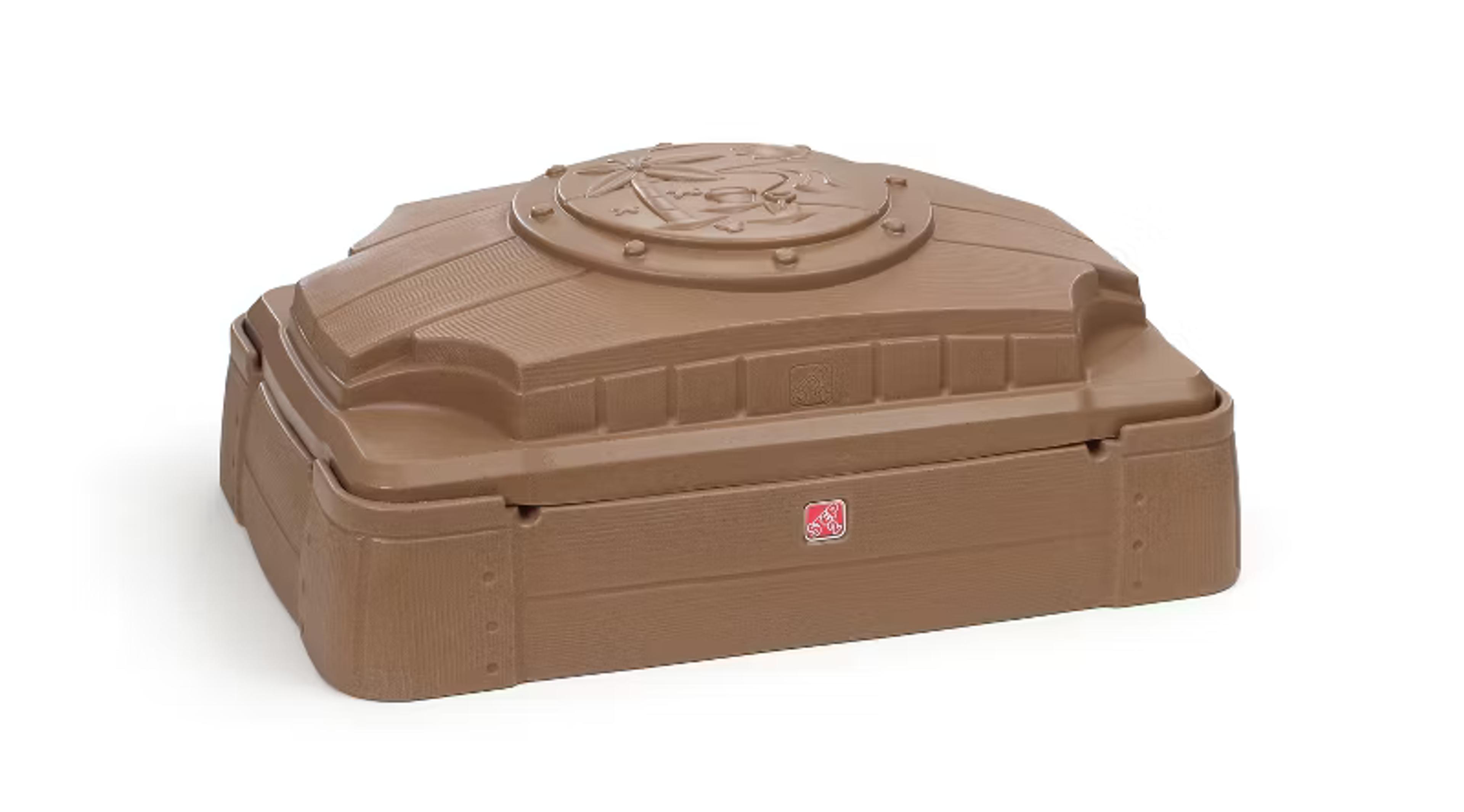 Step2 Play & Store Sandbox with lid and molded-in seats for toddlers