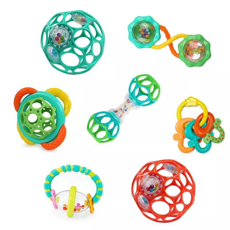 Bright Starts Everything Nice rattle and teether gift set