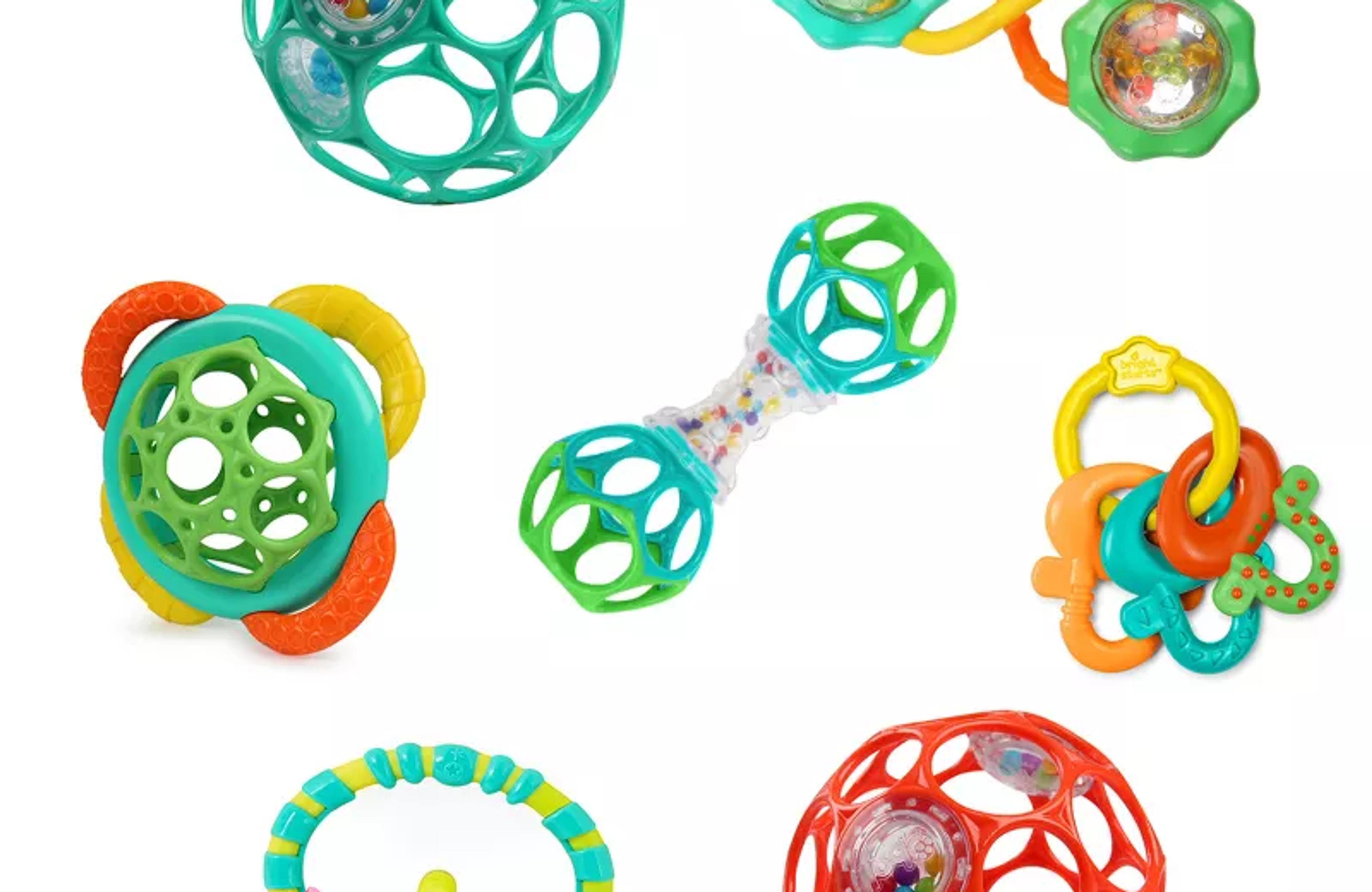 Bright Starts Everything Nice rattle and teether gift set