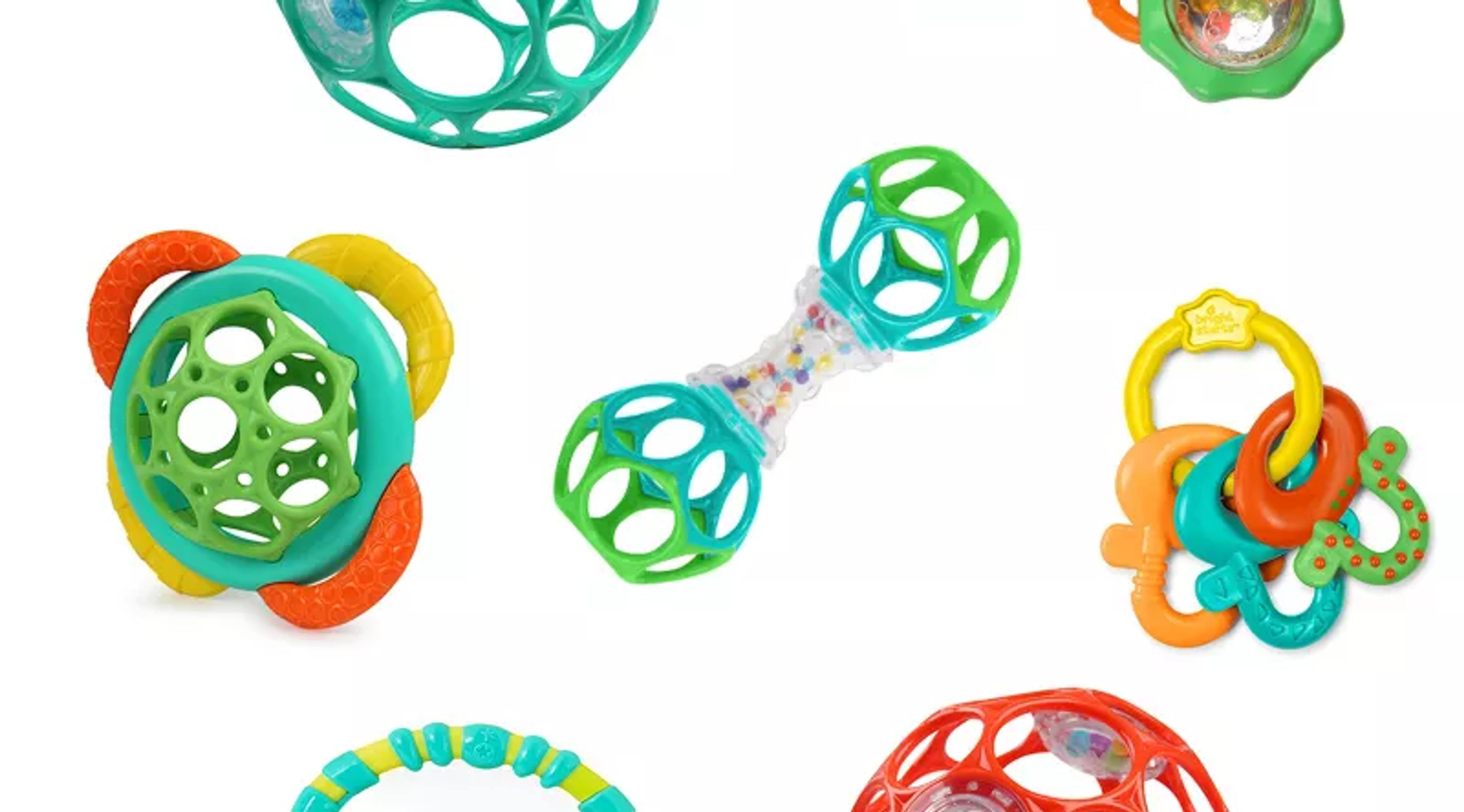 Bright Starts Everything Nice rattle and teether gift set