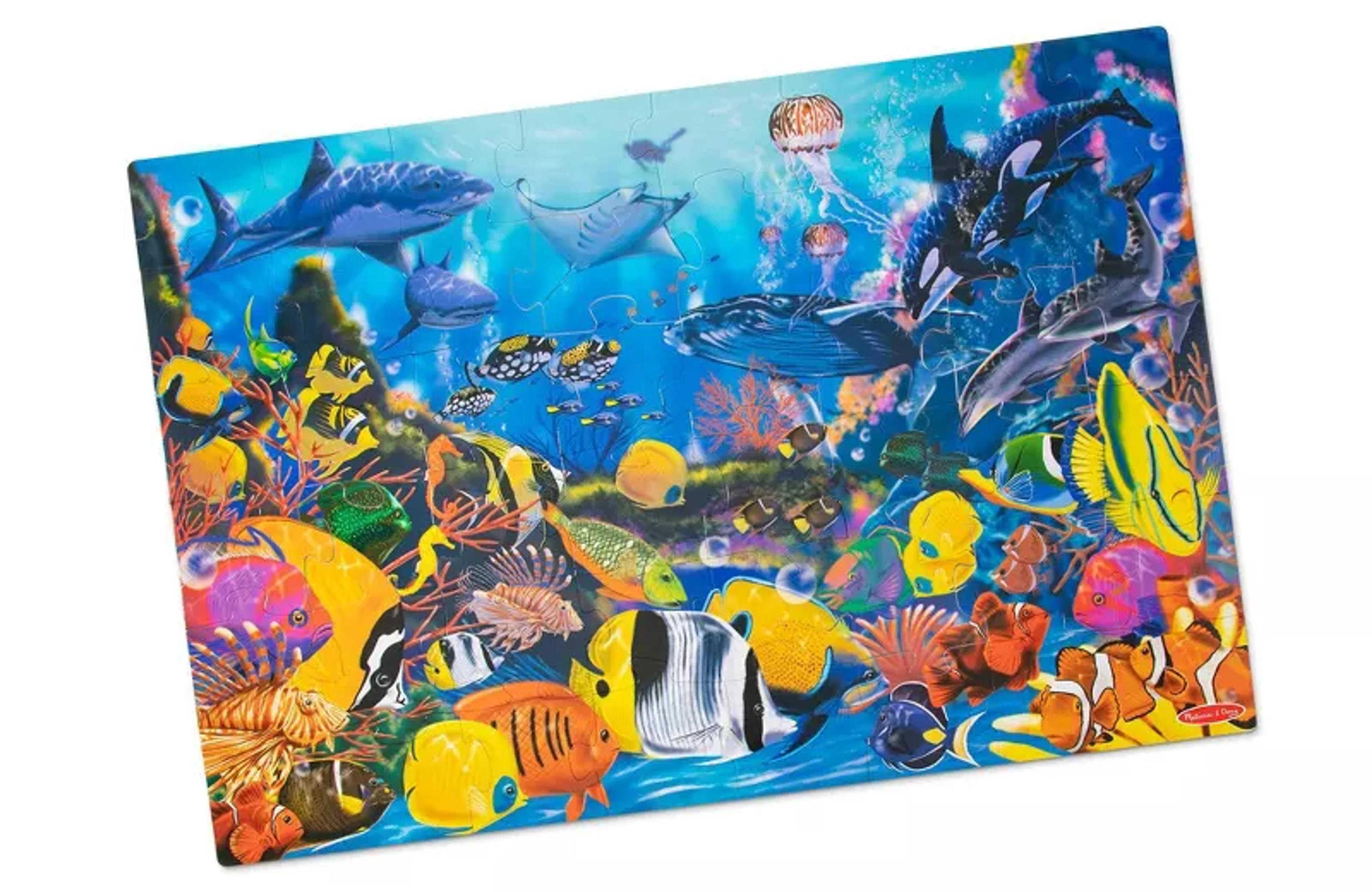 Melissa and Doug Underwater Ocean 48-piece floor puzzle