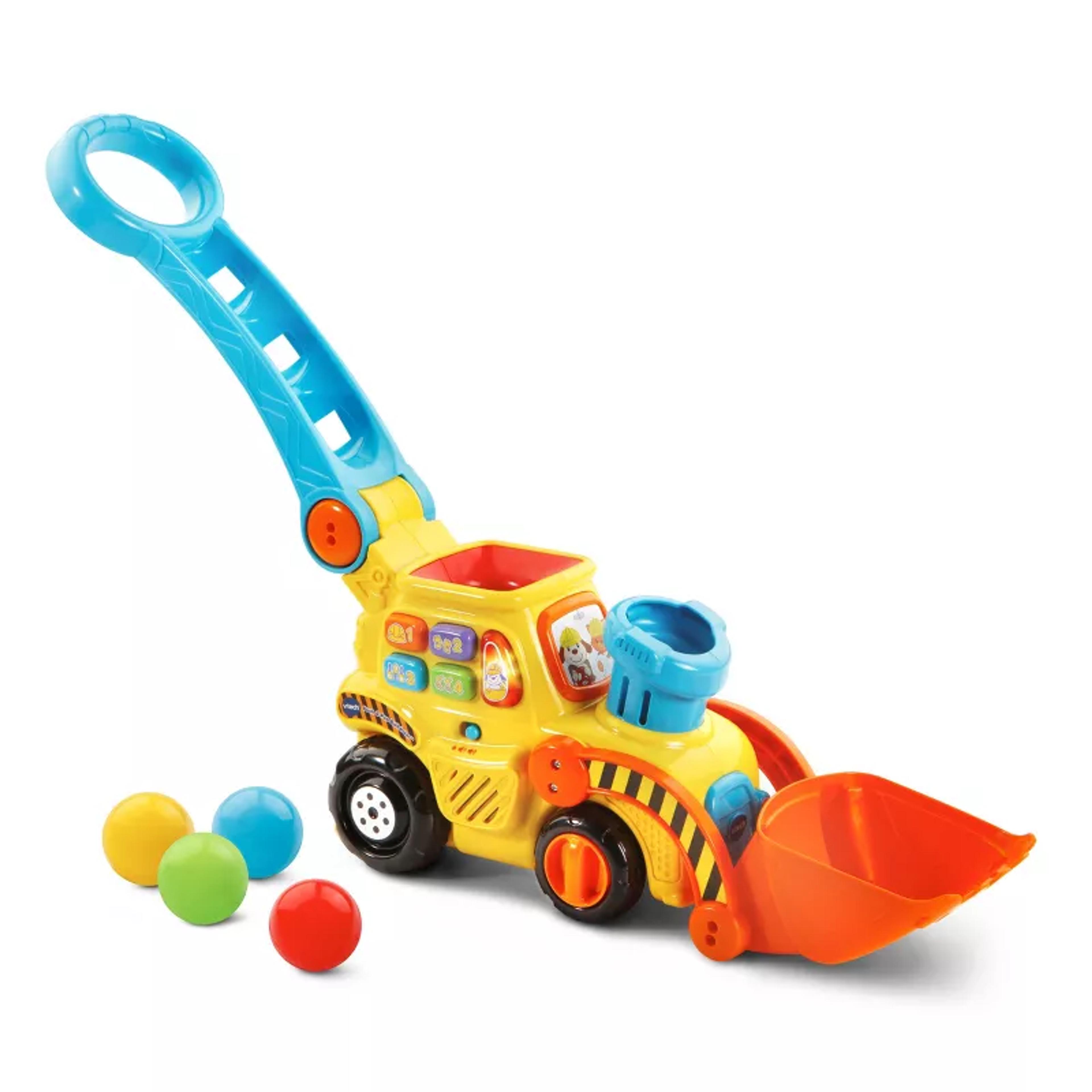 VTech Pop-a-Balls Push and Pop Bulldozer toddler toy
