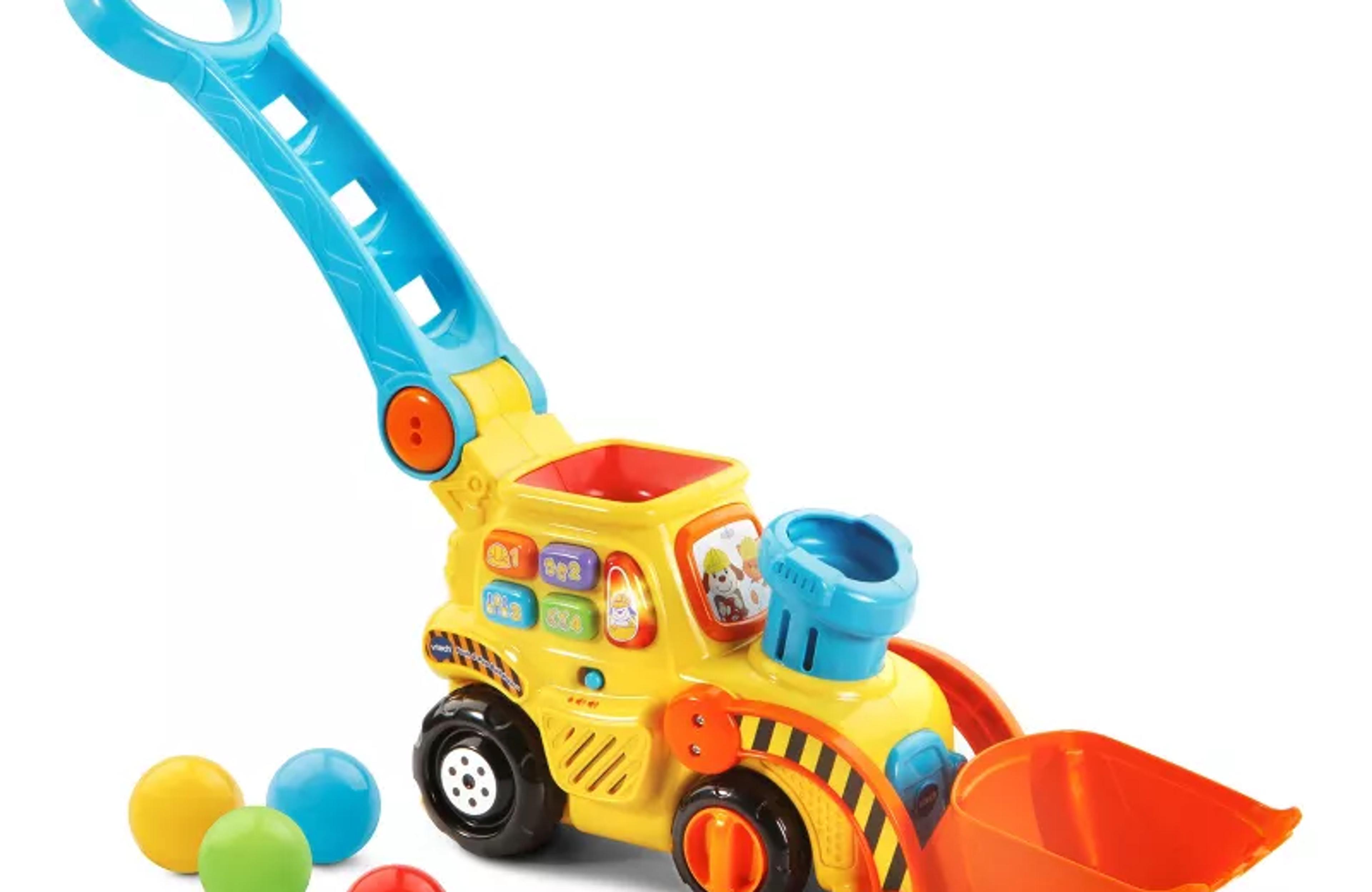 VTech Pop-a-Balls Push and Pop Bulldozer toddler toy