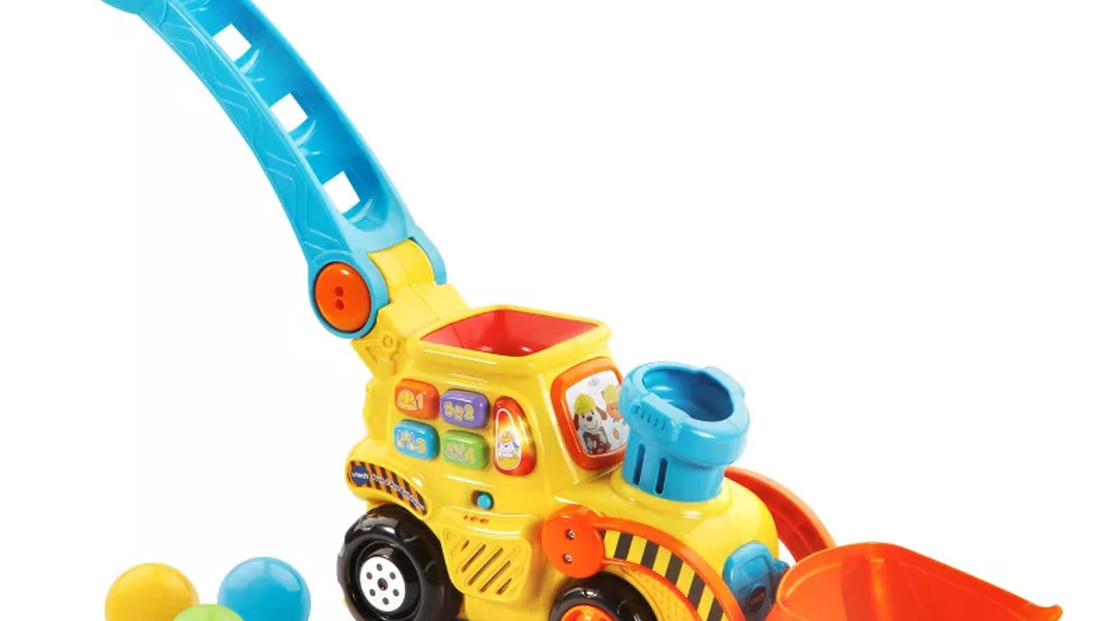 VTech Pop-a-Balls Push and Pop Bulldozer toddler toy