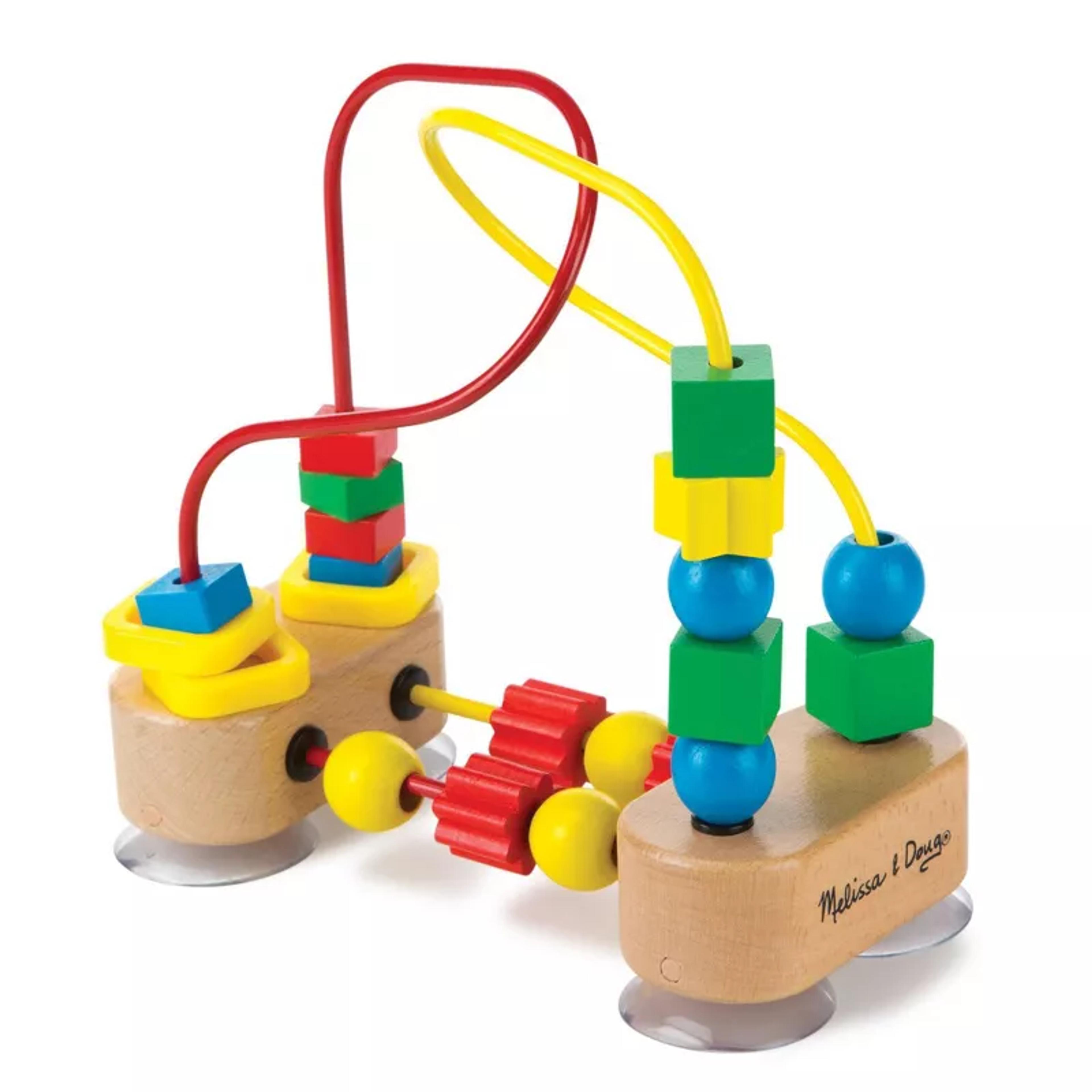 Melissa and Doug First Bead Maze wooden toddler toy