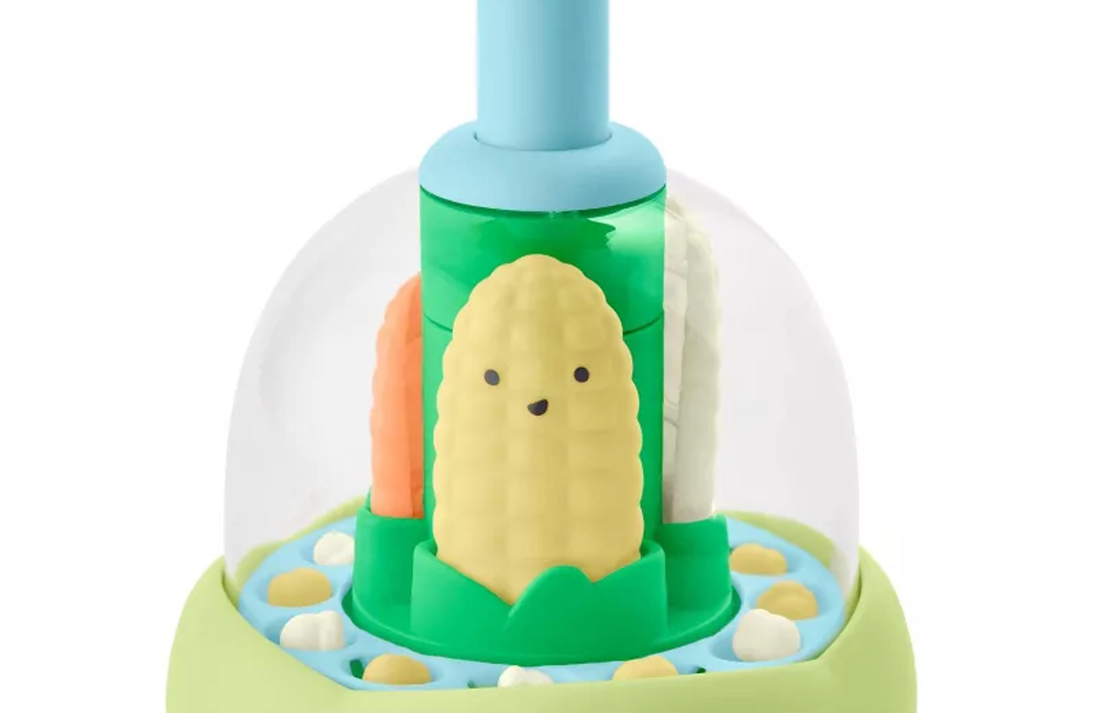 Skip Hop Farmstand corn spinner push-and-spin baby toy