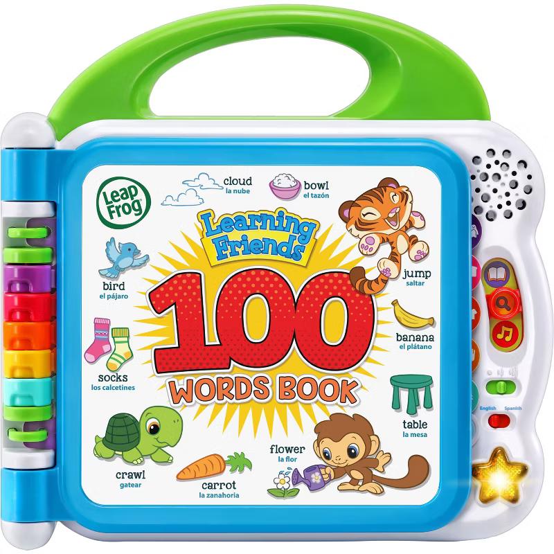 LeapFrog Learning Friends 100 Words Book interactive bilingual toddler learning toy