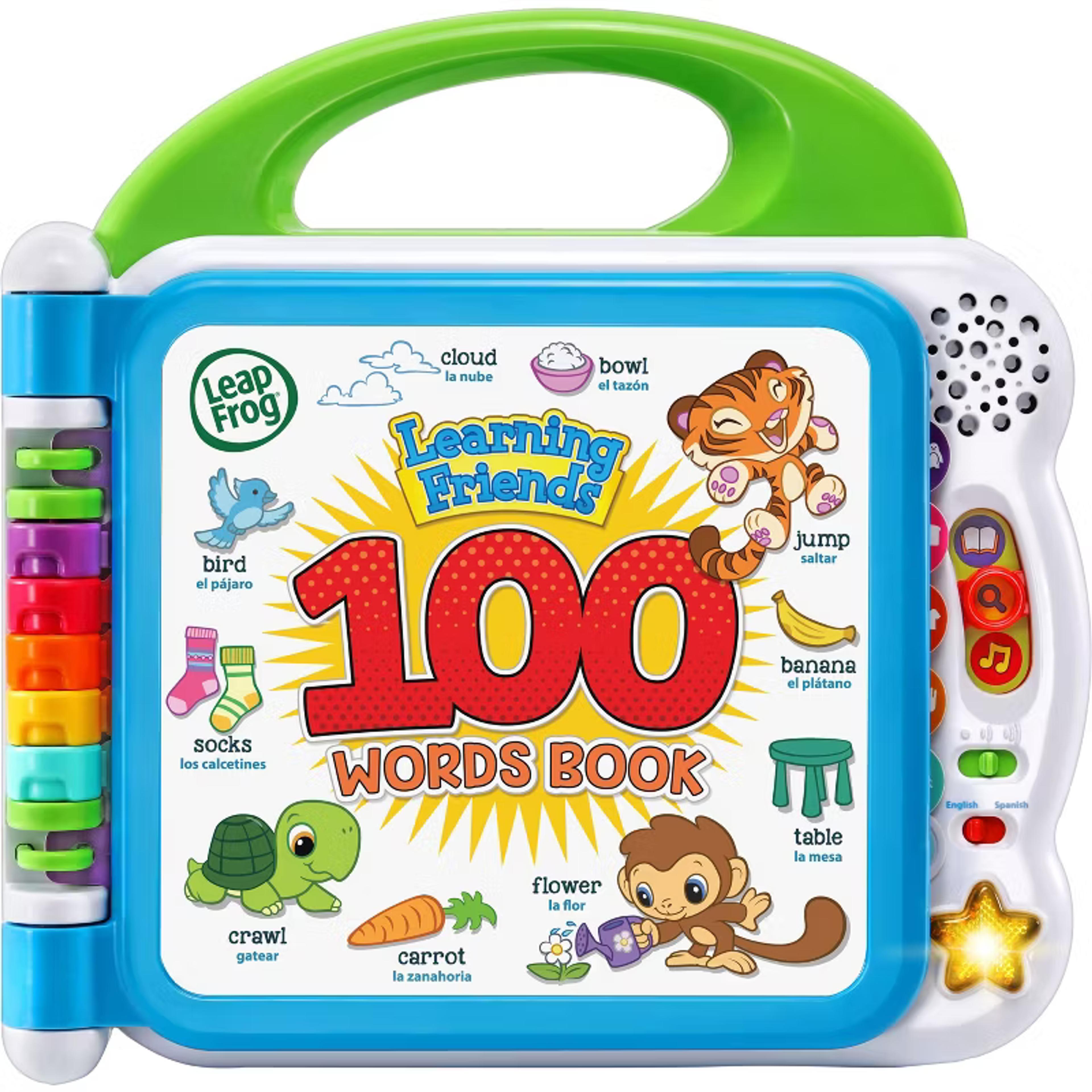 LeapFrog Learning Friends 100 Words Book interactive bilingual toddler learning toy