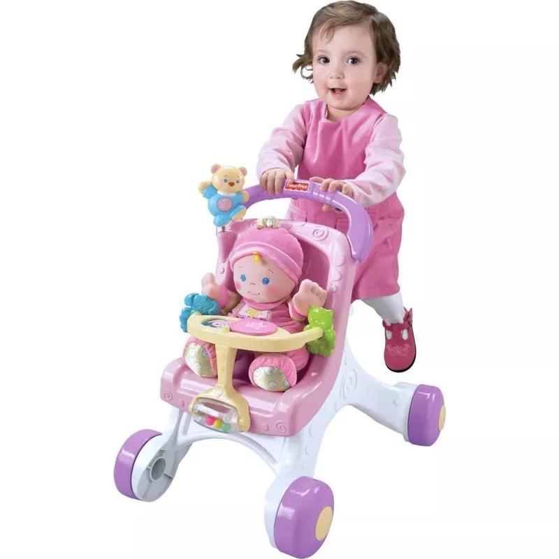 Fisher-Price Stroll-Along push walker toddler toy
