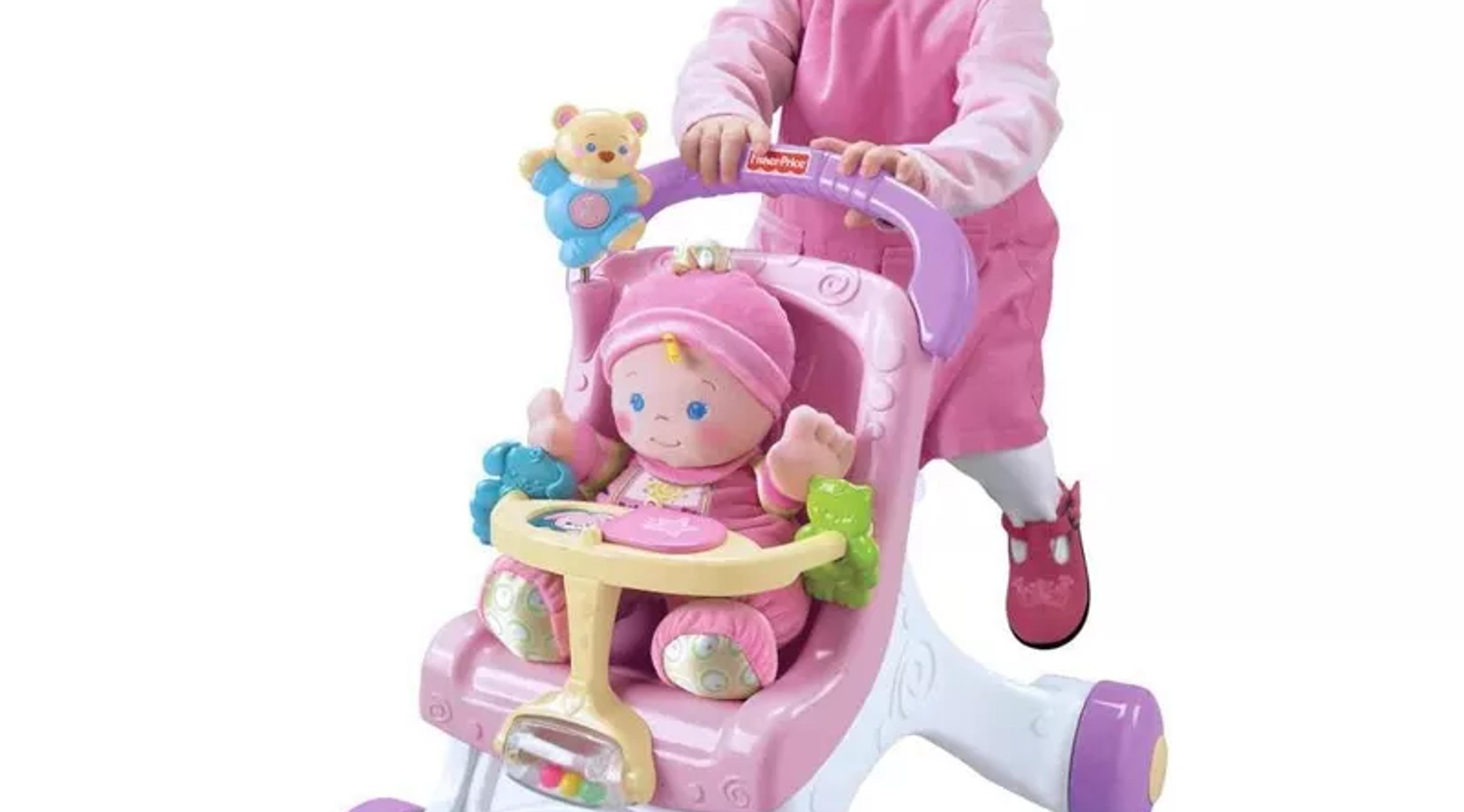 Fisher-Price Stroll-Along push walker toddler toy