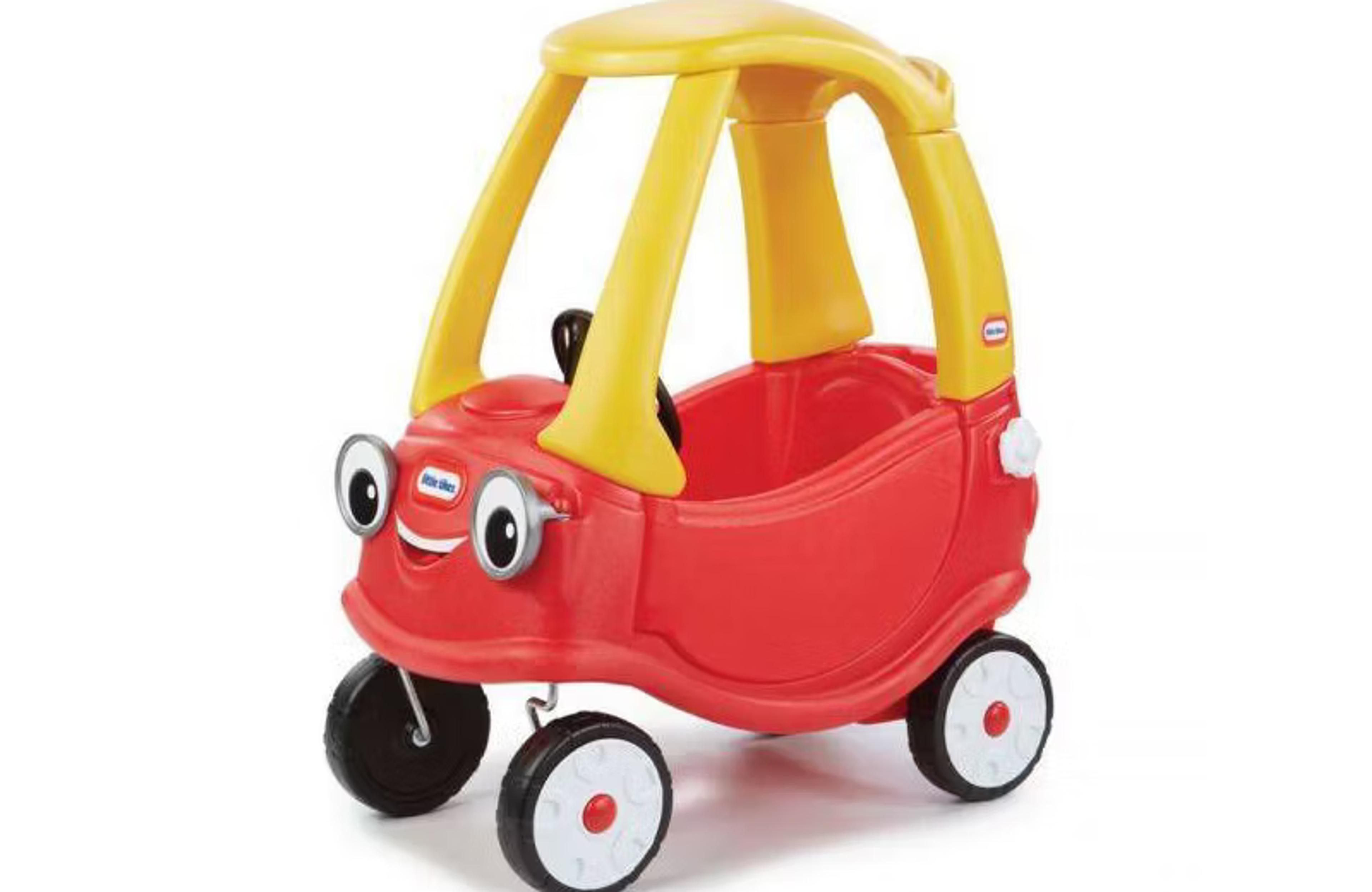 Little Tikes Cozy Coupe red and yellow ride-on car for toddlers