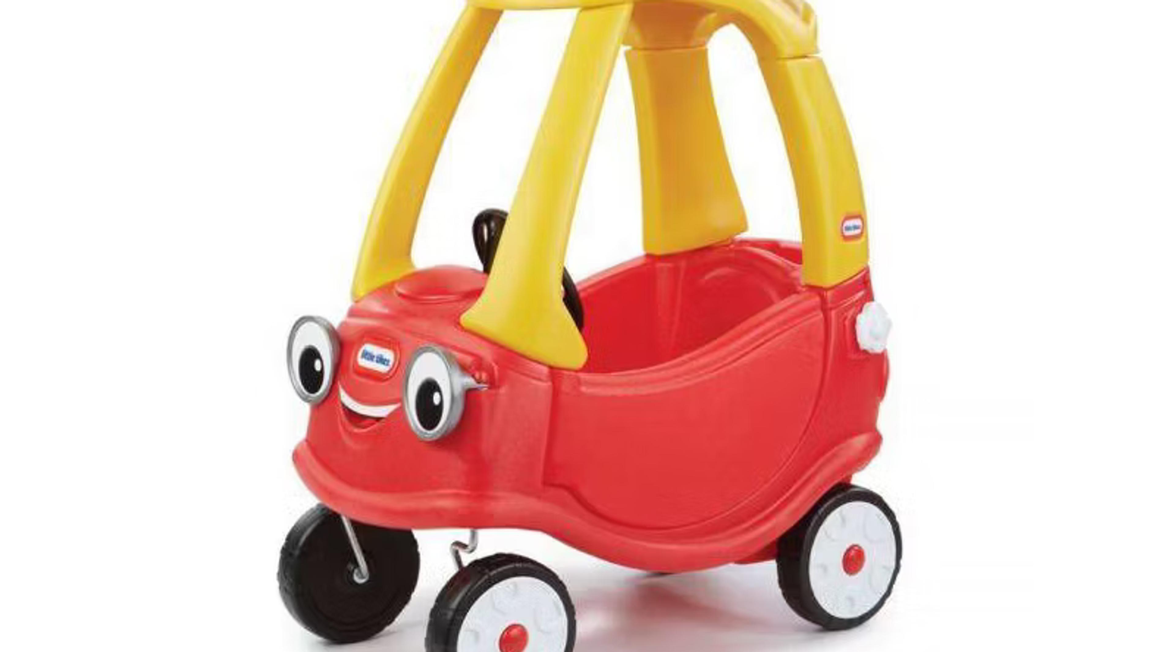 Little Tikes Cozy Coupe red and yellow ride-on car for toddlers