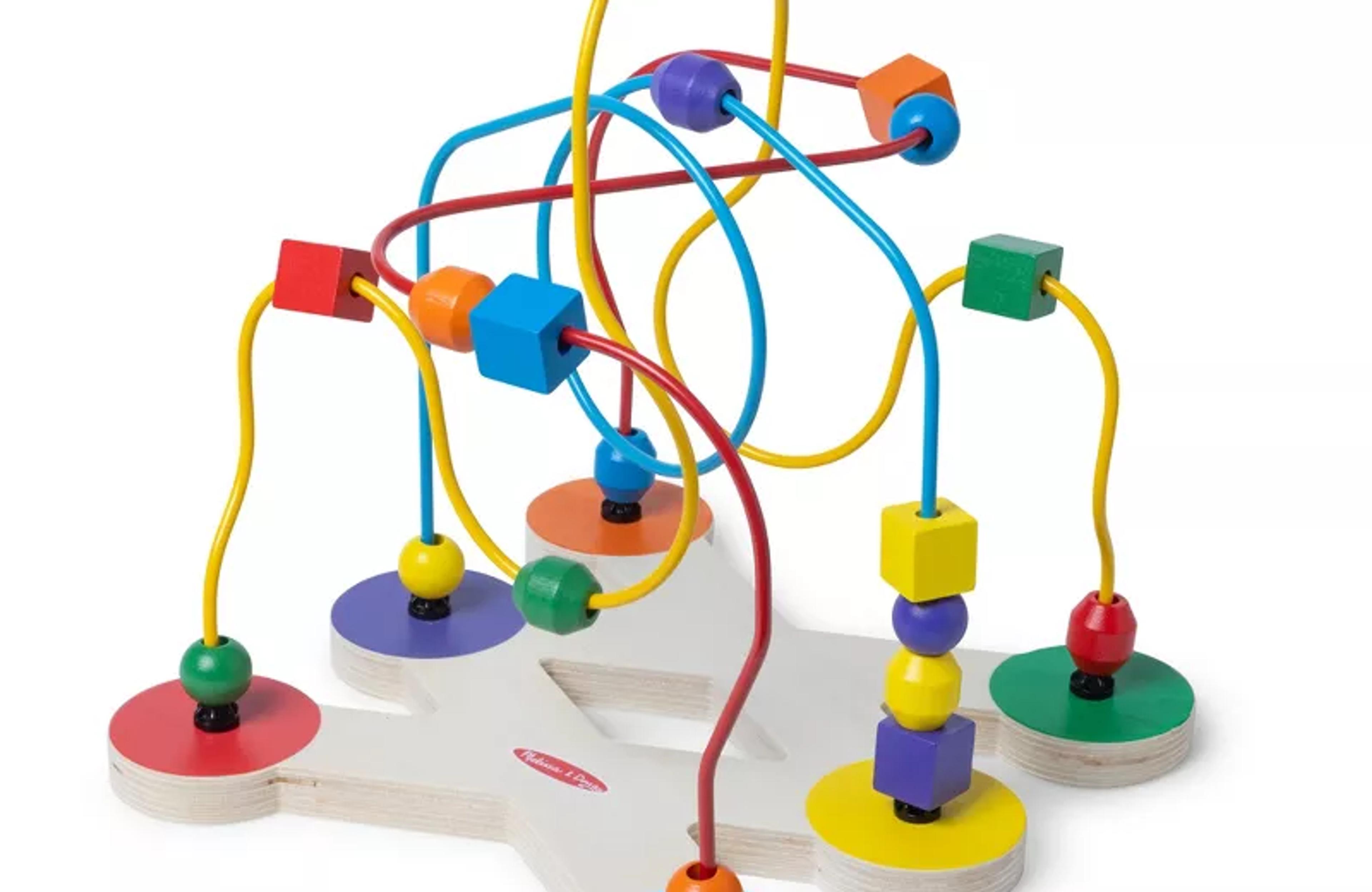 Melissa and Doug Classic Bead Maze wooden toy