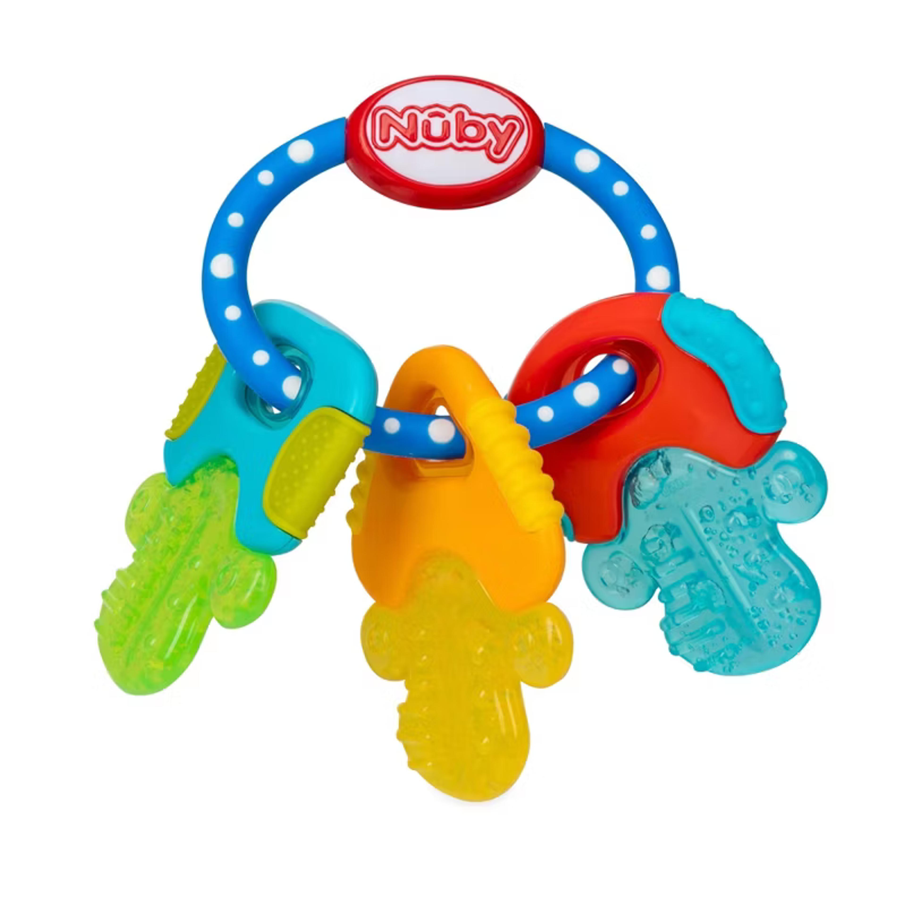 Nuby IcyBite Ice Gel teether keys for babies