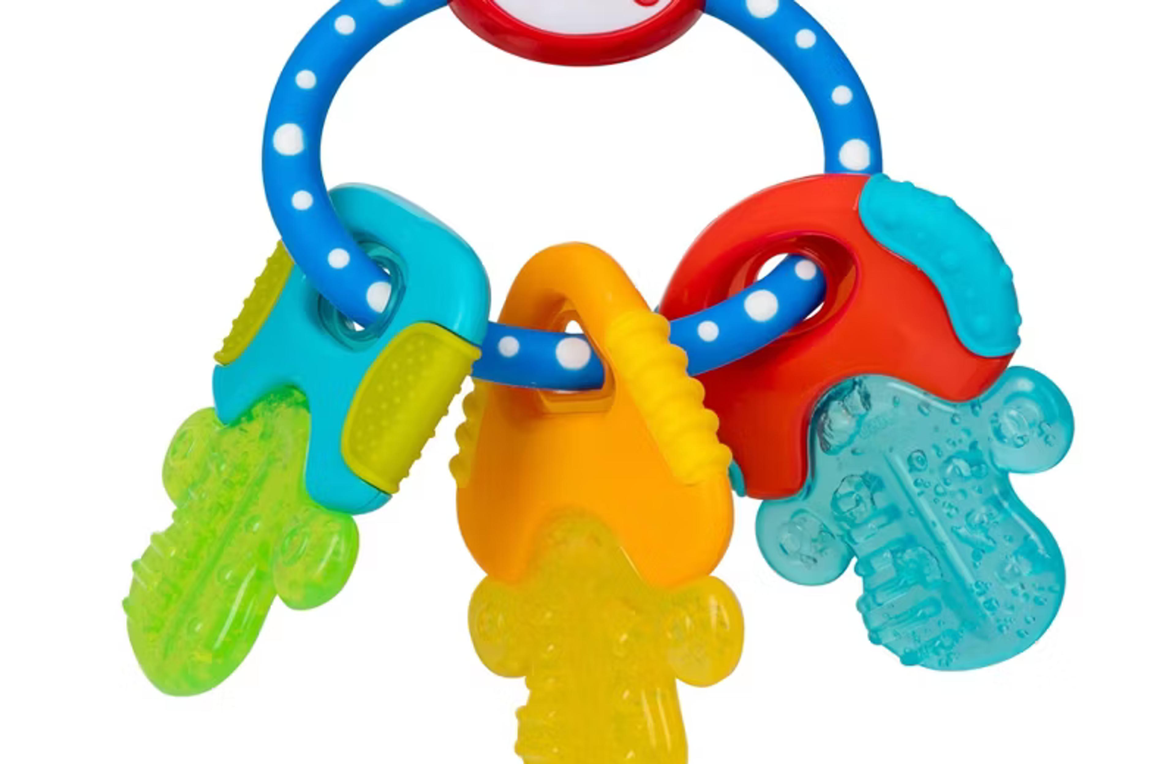 Nuby IcyBite Ice Gel teether keys for babies