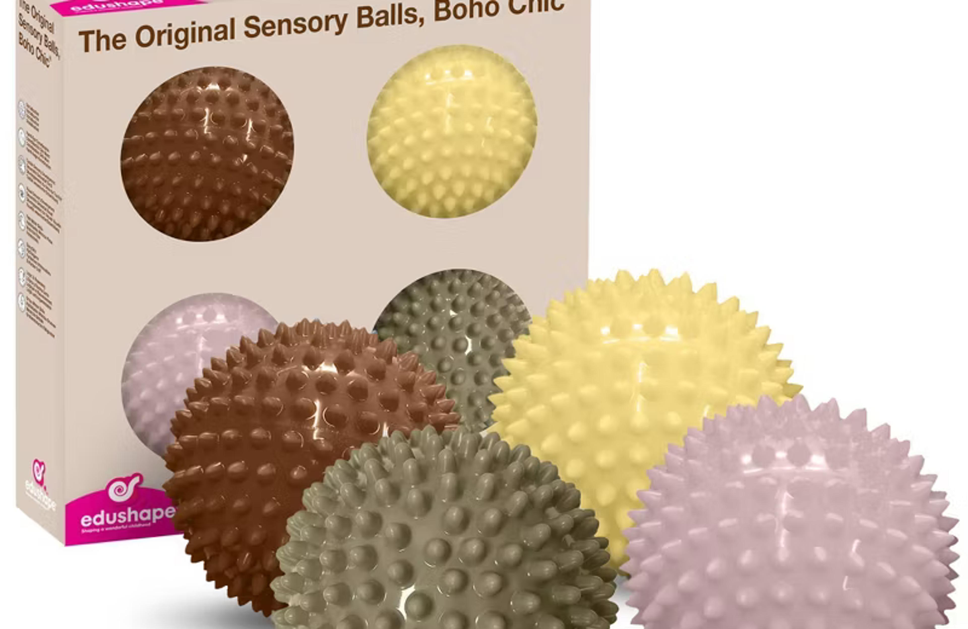 Edushape The Original Sensory Balls 4-pack with textured surfaces