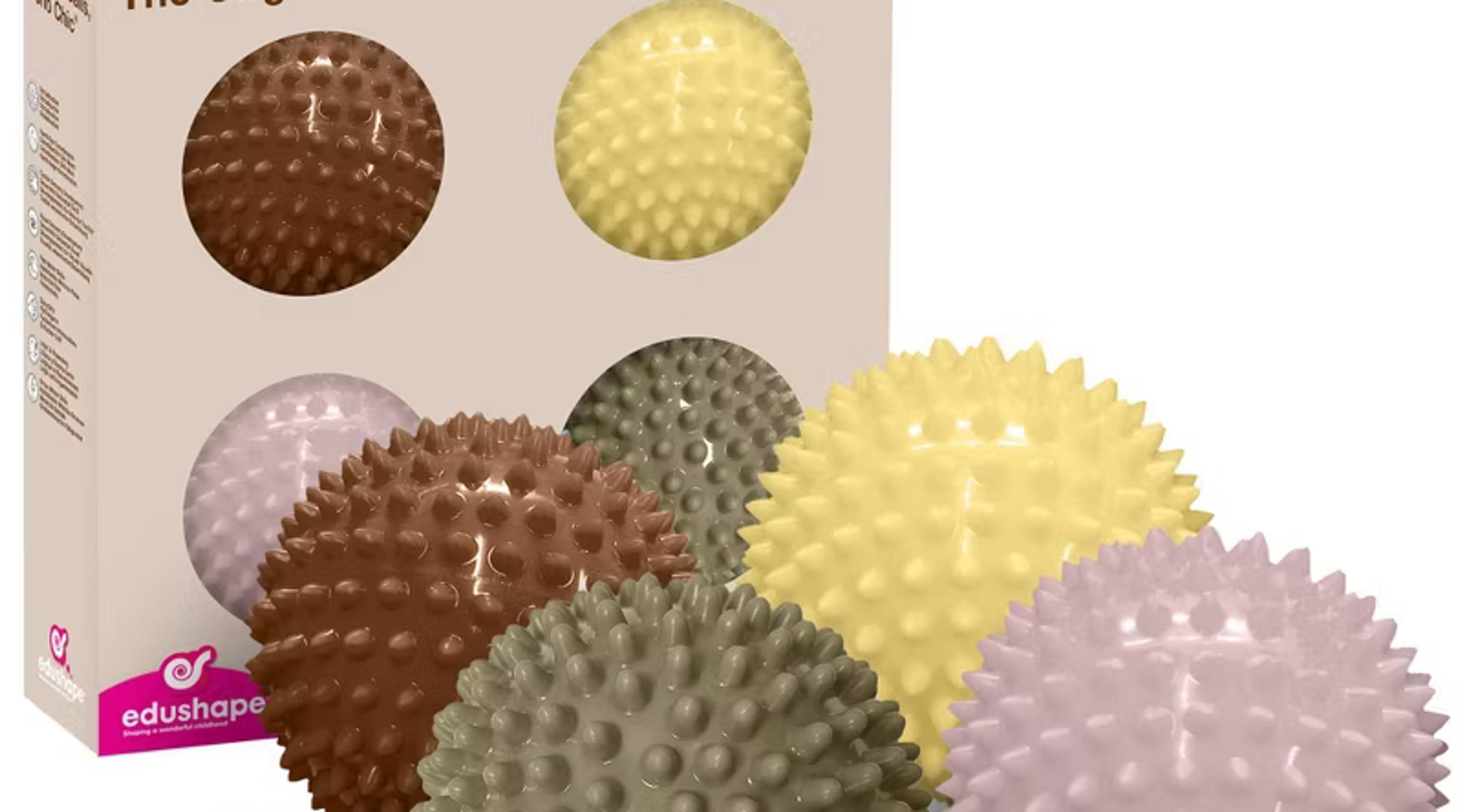 Edushape The Original Sensory Balls 4-pack with textured surfaces