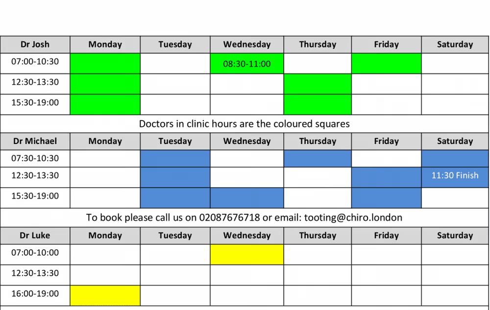 tooting new schedule