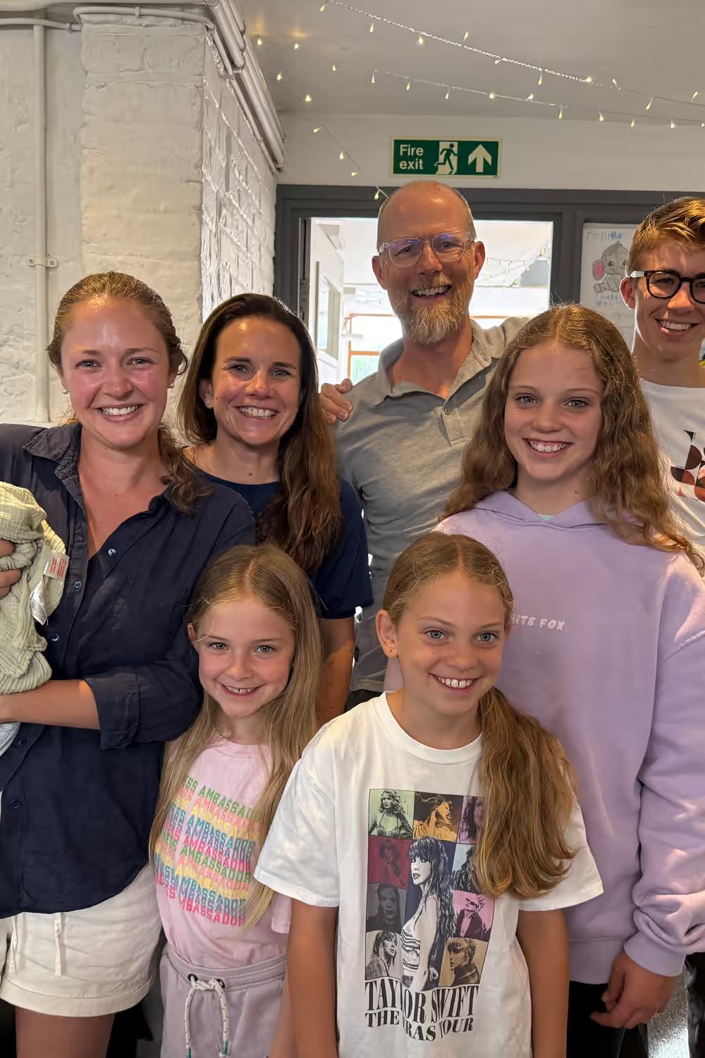Families with children of all ages at a Chiro London clinic