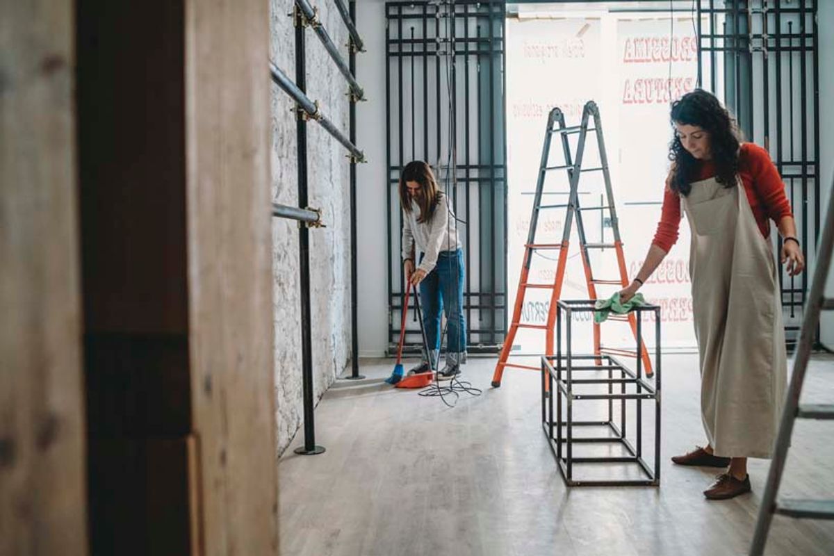 Post-construction cleaning services