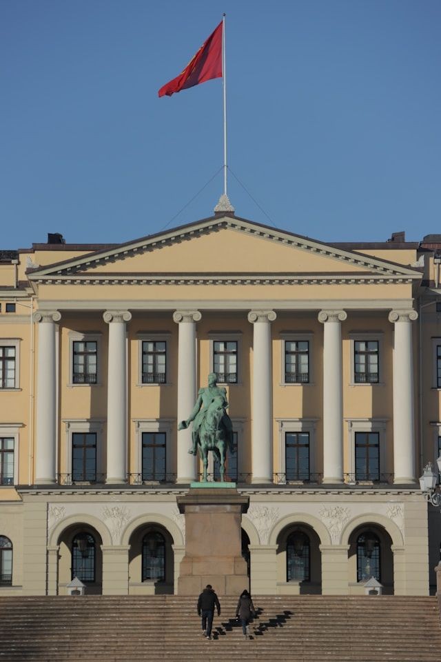 Balkong veranda på slottet