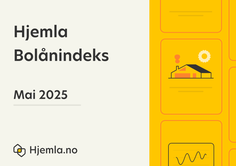 Hjemla Bolånindeks for mai 2025