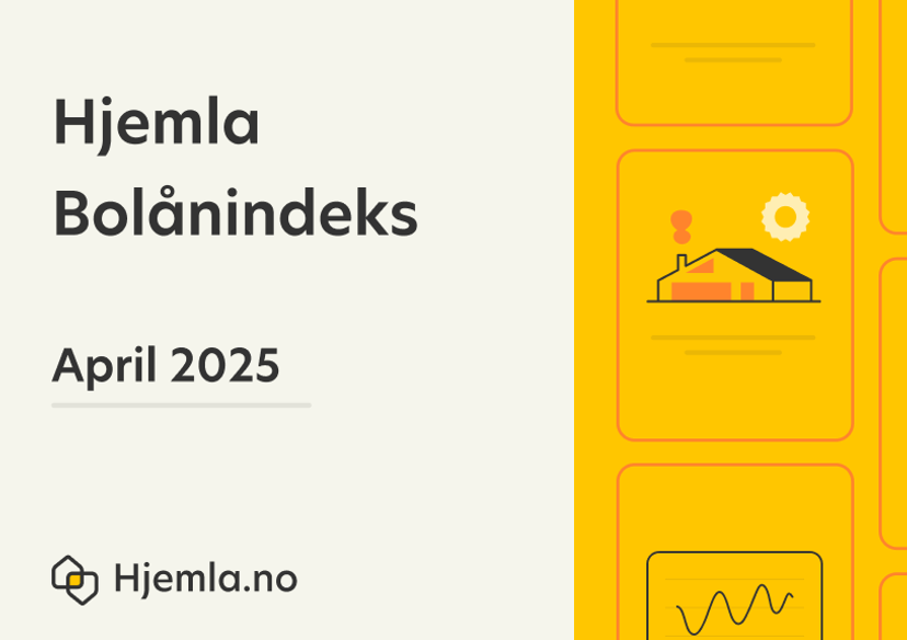 Hjemla Bolånindeks for april 2025