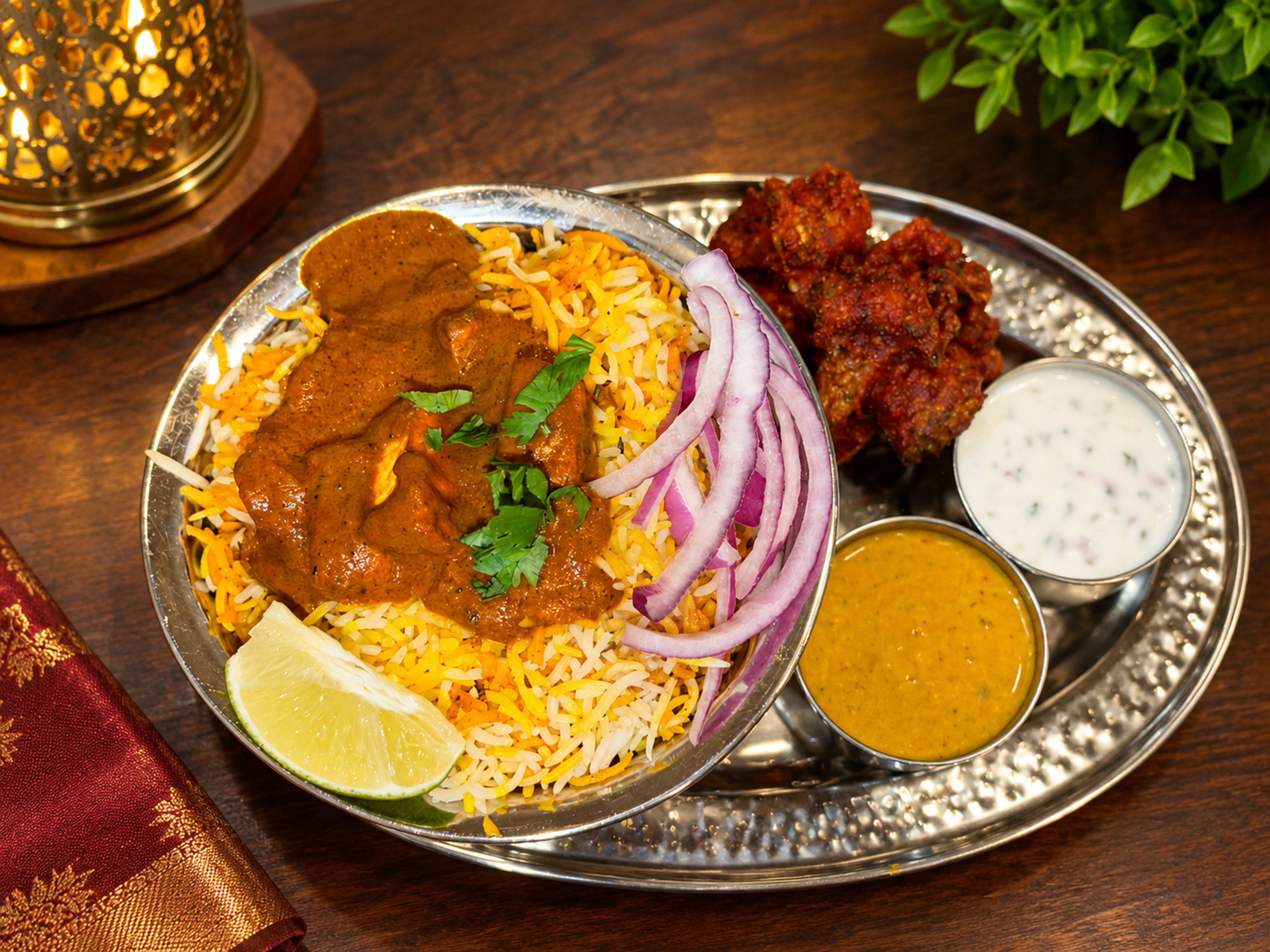 Vijayawada Paneer Biryani Combo — Chennai 2 Hyderabad