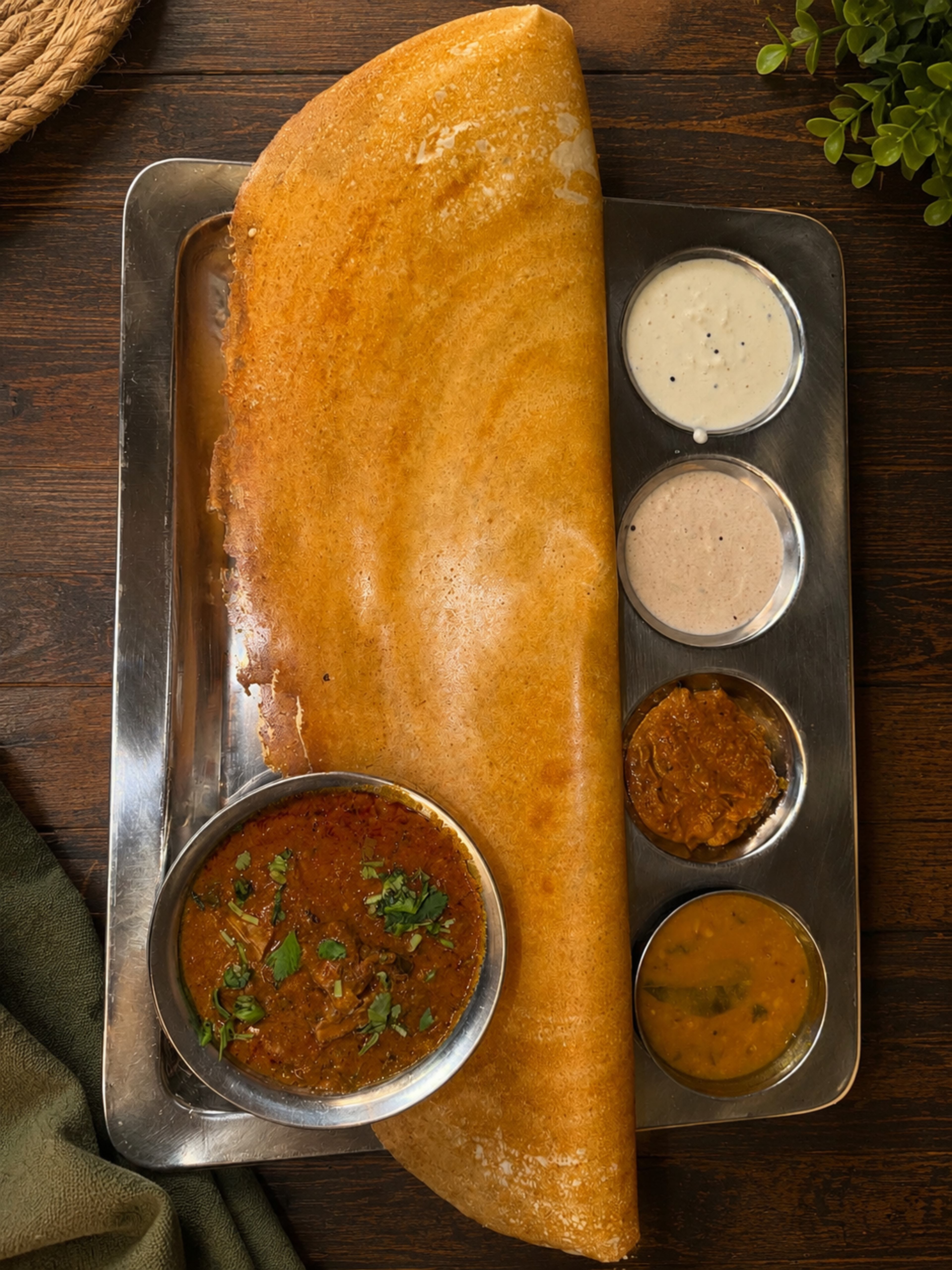 Mutton Curry Dosa Combo — Chennai 2 Hyderabad