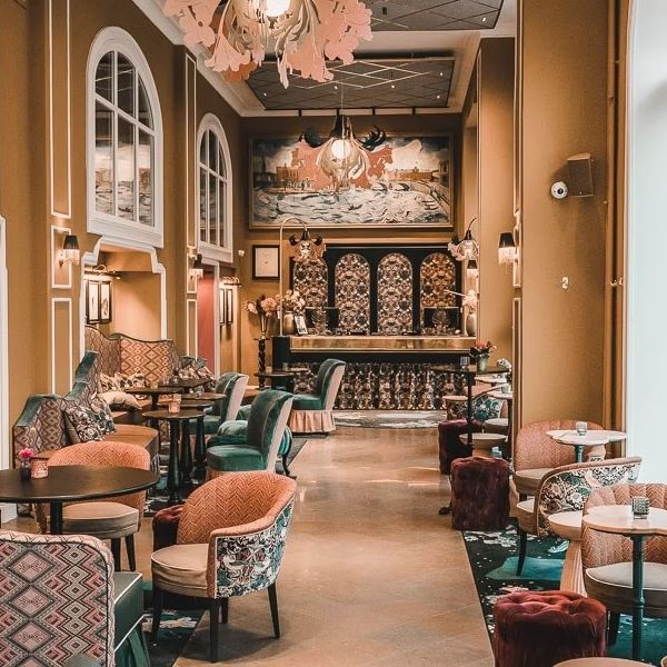 lobby at Hotel Kung Carl