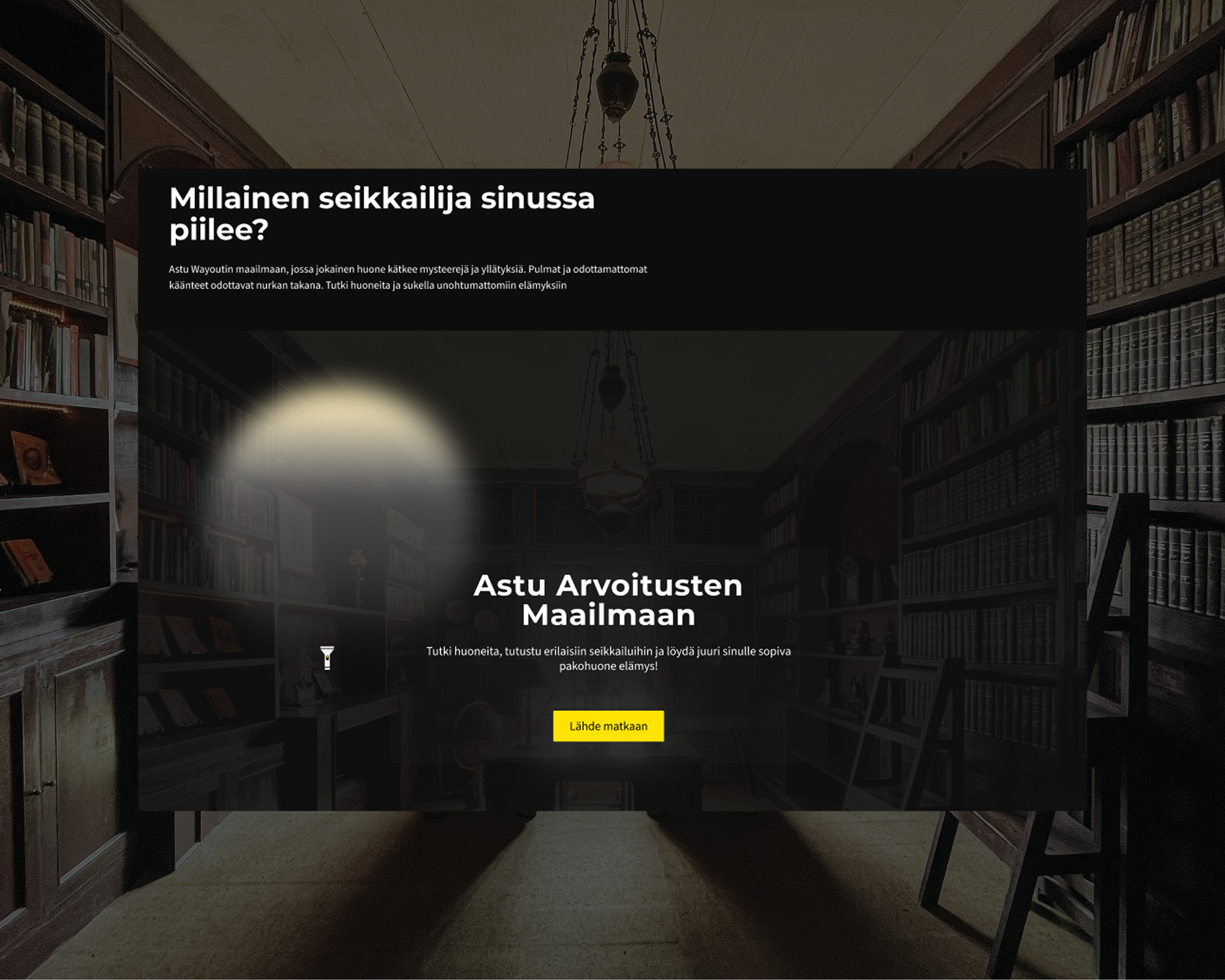 Mobiili ja työpöytä näkymä sivusta wayout
