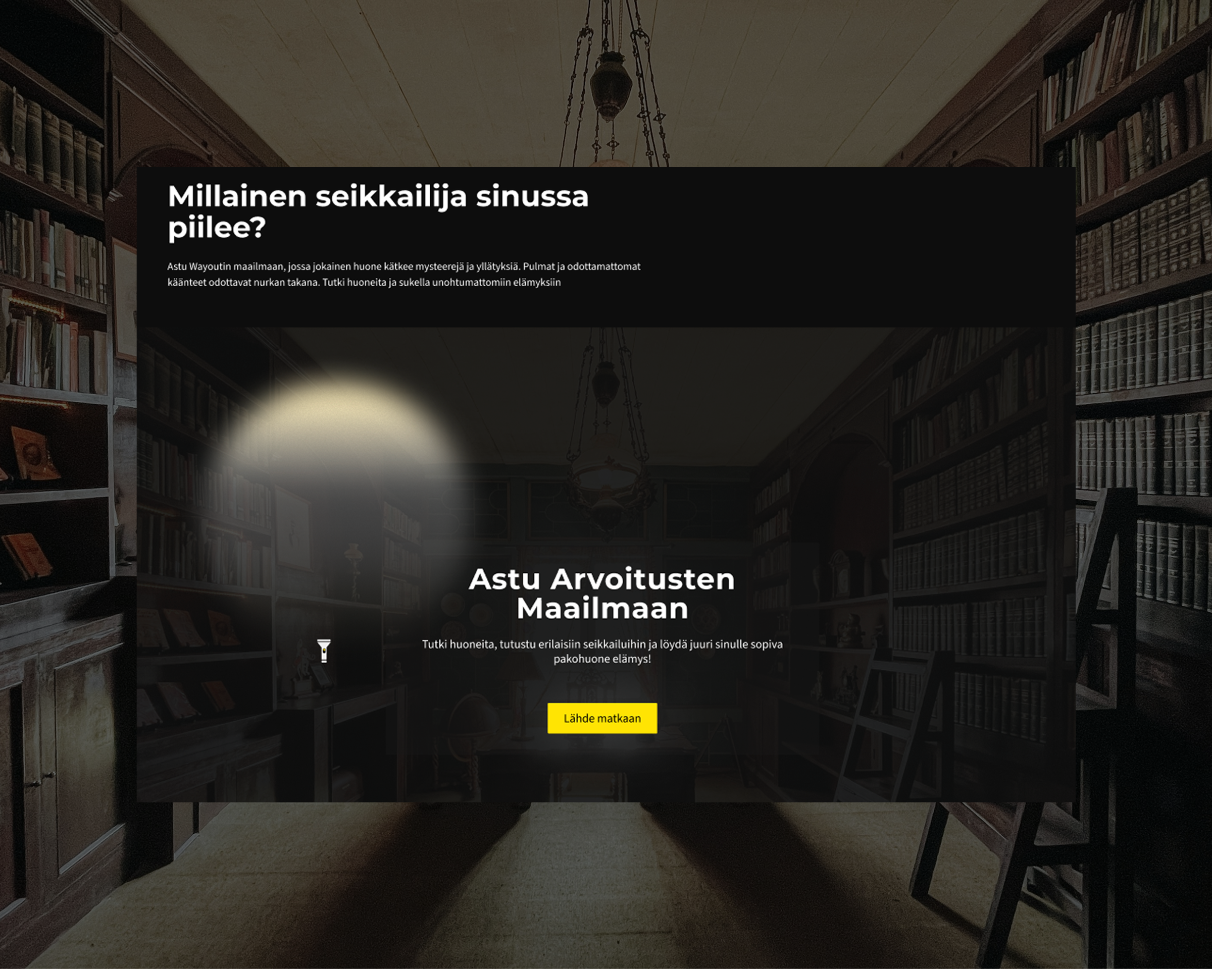 Mobiili ja työpöytä näkymä sivusta wayout