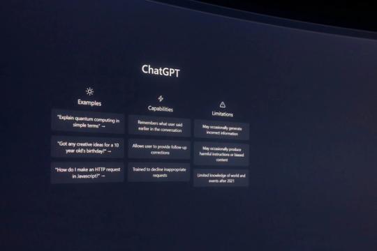 ChatGPT ekranas