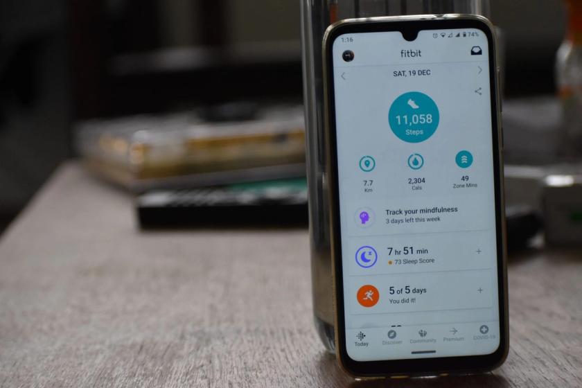 20001.253.2 atnaujinimas „Fitbit Air“ taikosi į automatinį treniruočių aptikimą