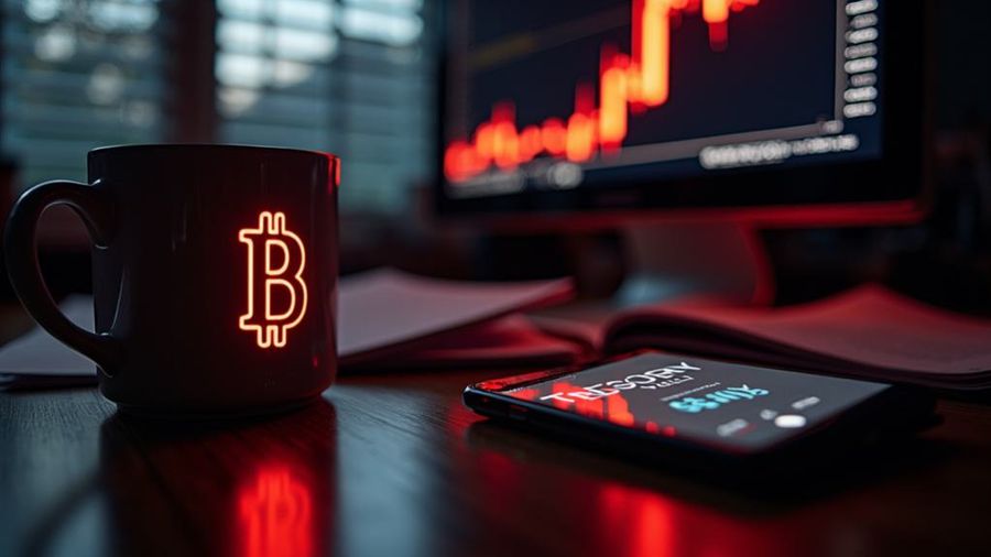 Bitcoin kaina krenta - FED susitikimas ir iždo pajamingumo šuolis sukelia rinkos nepastovumą