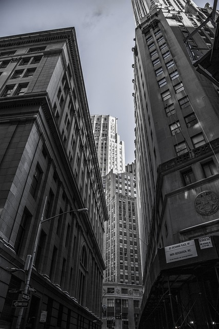 skyscrapers, new york, city centre