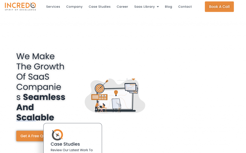 Screenshot of Incredo agency