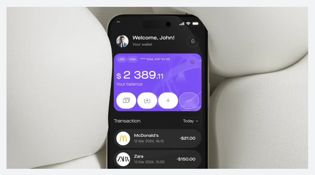 Ripple mobile banking app redesign by Inbuco